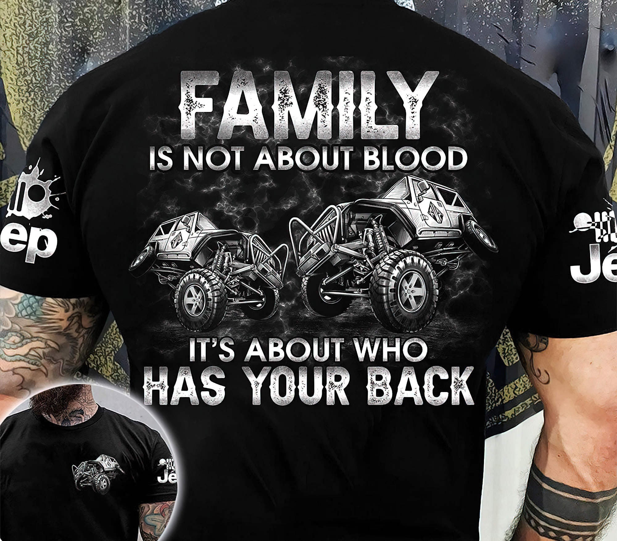 family-jeep-t-shirt