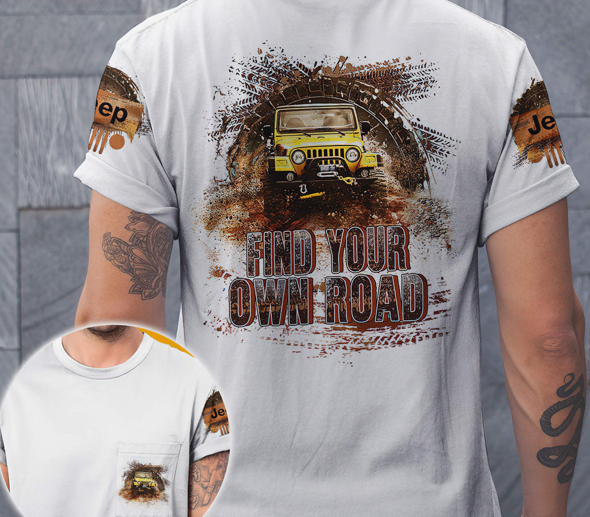 find-your-own-road-jeep-t-shirt