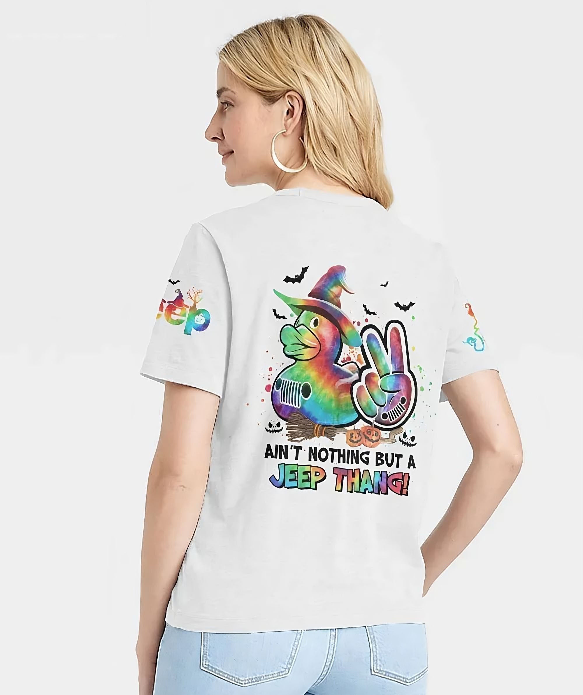 aint-nothing-but-a-jeep-thang-tie-dye-halloween-all-over-print-women-v-neck-t-shirt