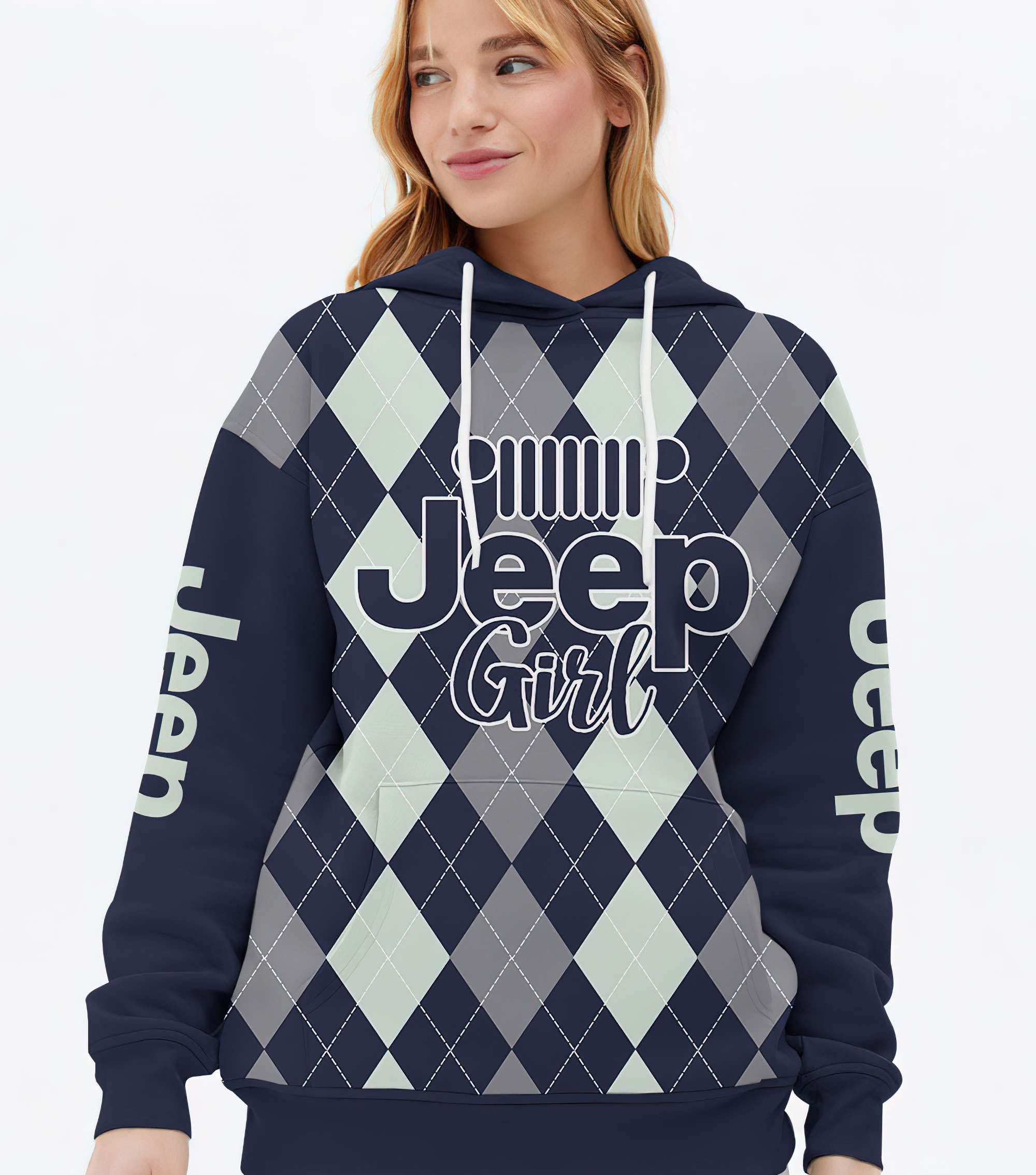 jeep-girl-argyle-pattern-hoodie