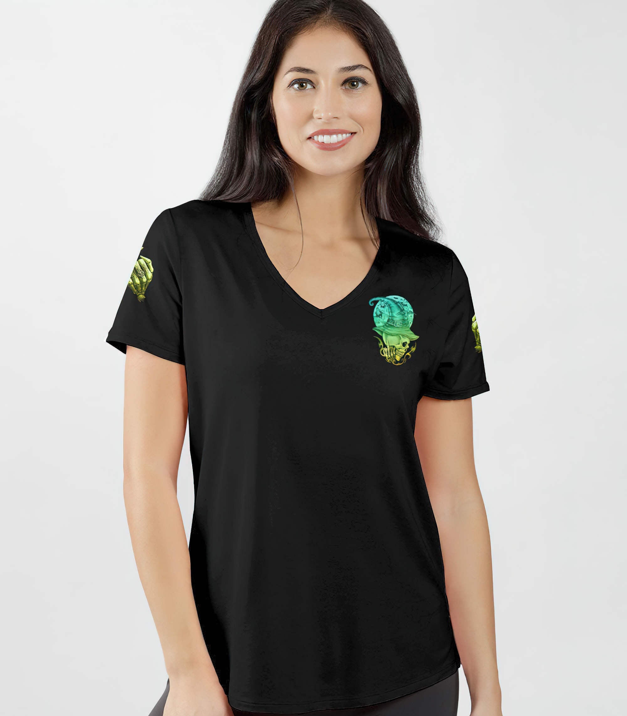 the-good-girl-in-me-got-tired-skull-all-over-print-9-women-v-neck-t-shirt