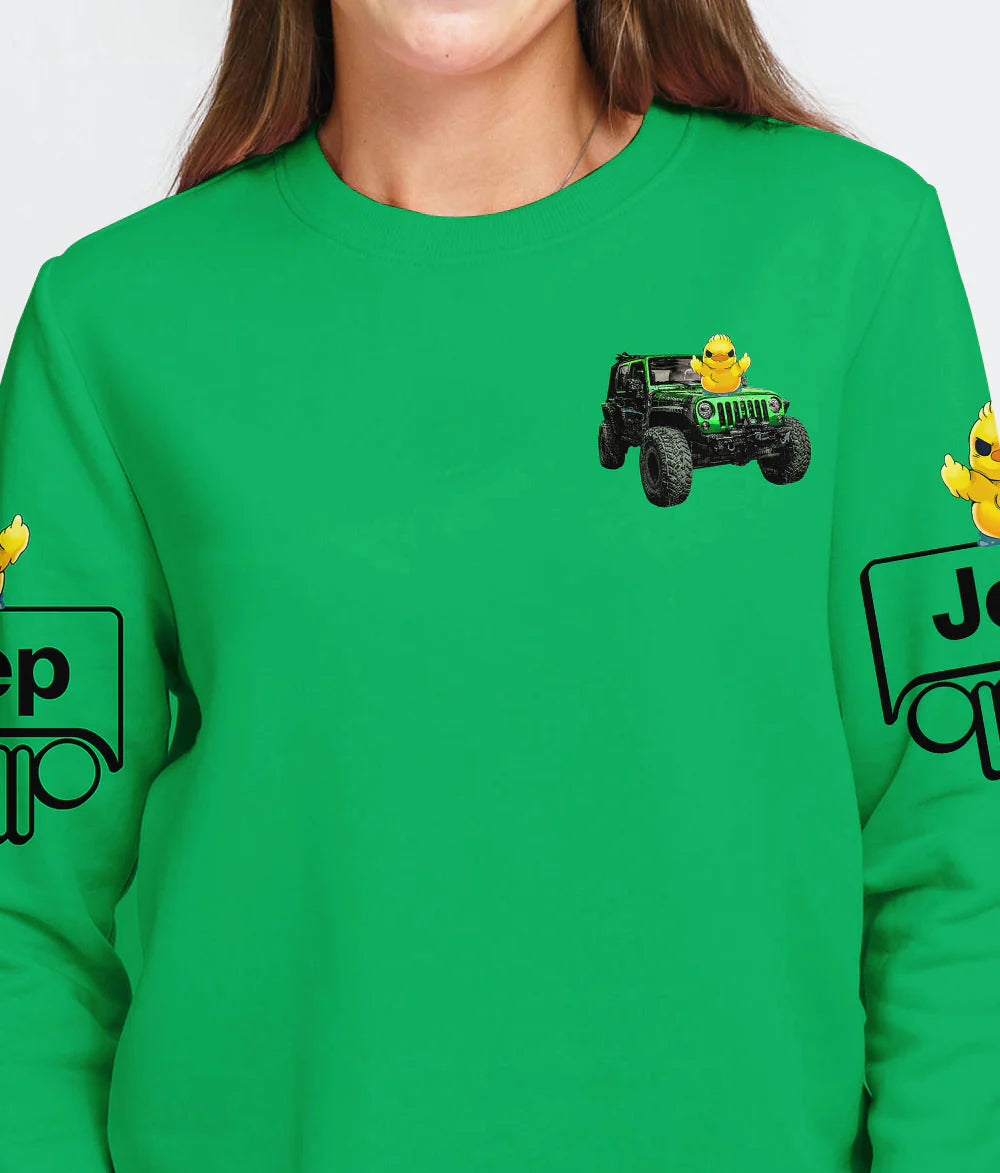 aint-nothing-but-a-jeep-thing-green-sweatshirt