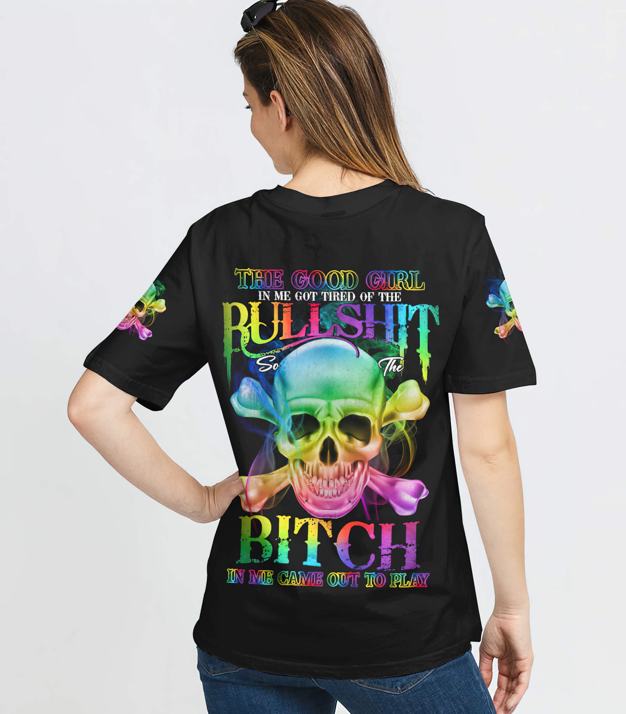 the-good-girl-in-me-got-tired-colorful-skull-all-over-print-t-shirt