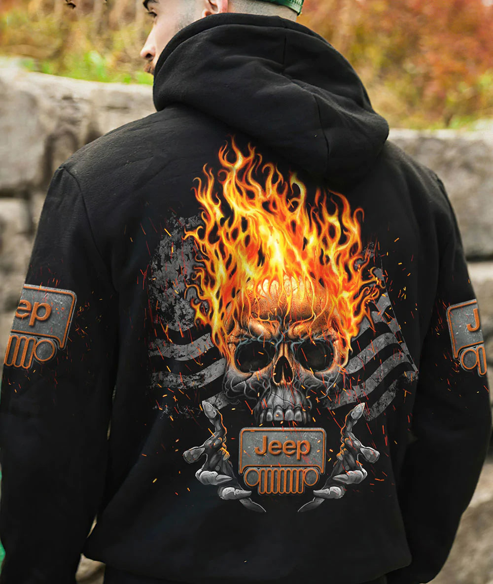 jeep-skull-flaming-hoodie