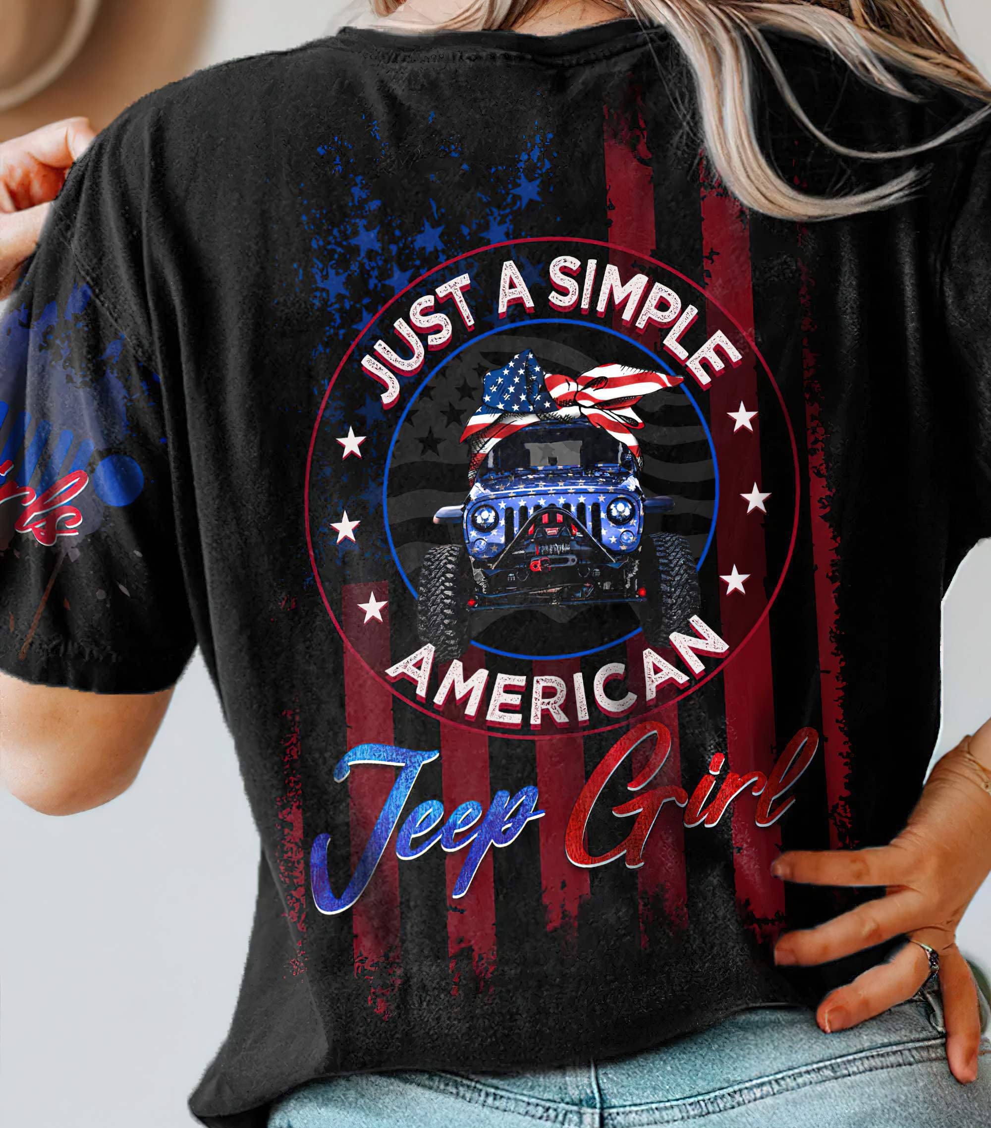 just-a-simple-american-jeep-girl-2-t-shirt