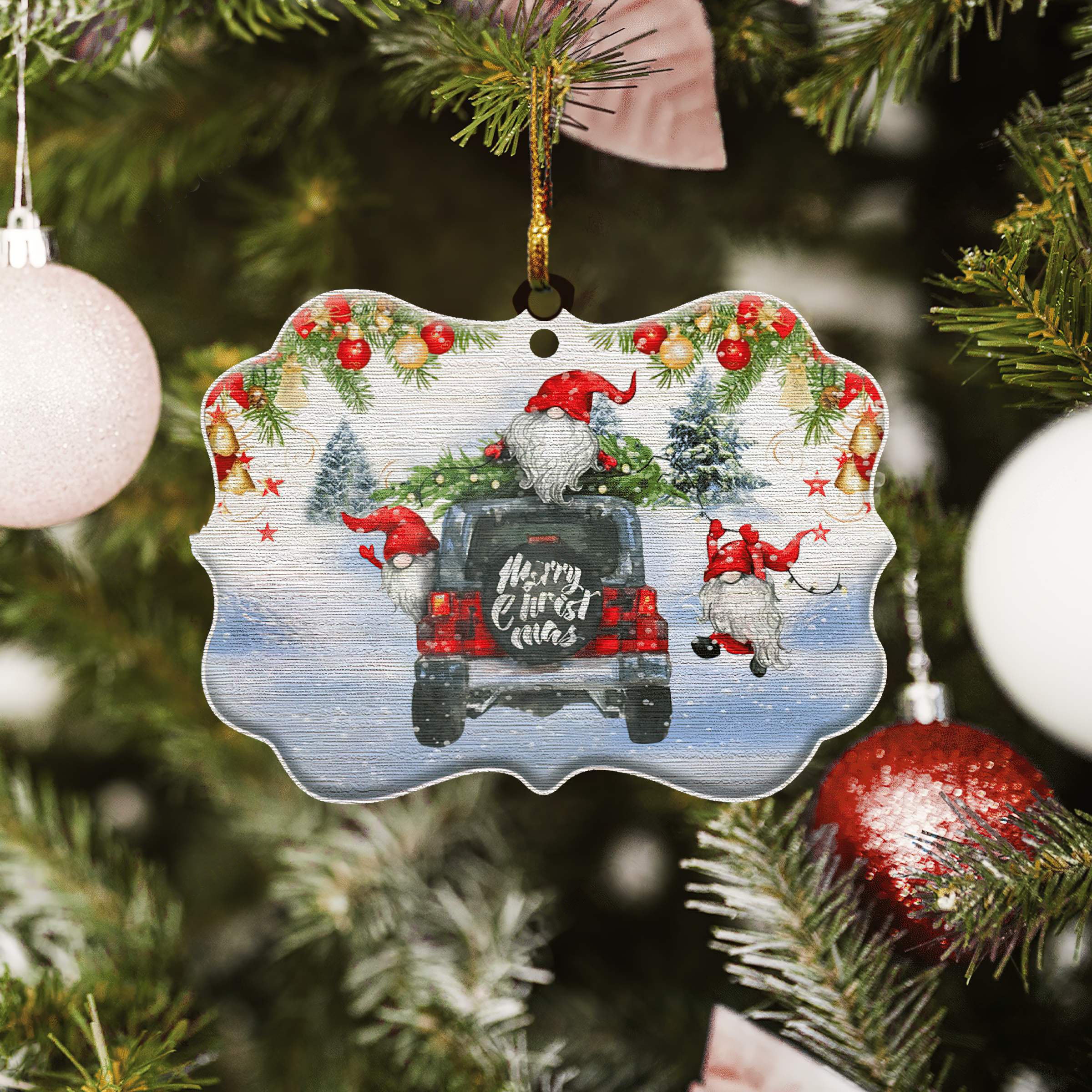 gnomes-jeep-christmas-ornaments