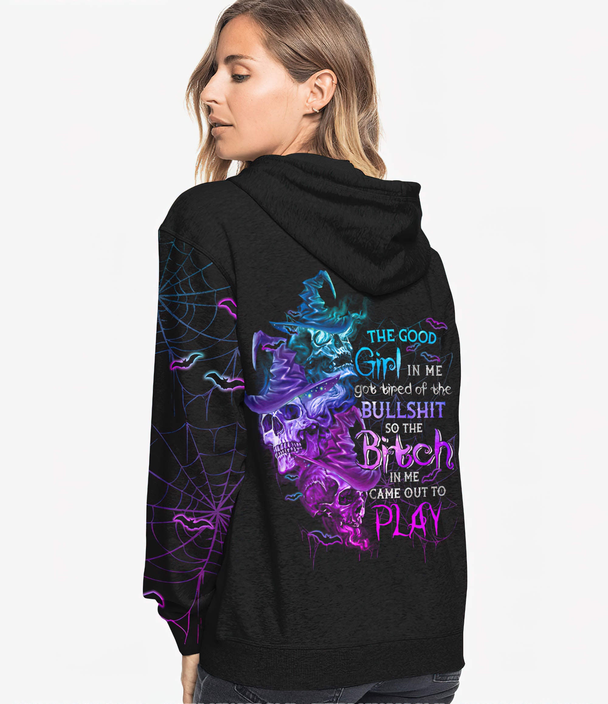 the-good-girl-in-me-got-tired-skull-witch-halloween-all-over-print-hoodie