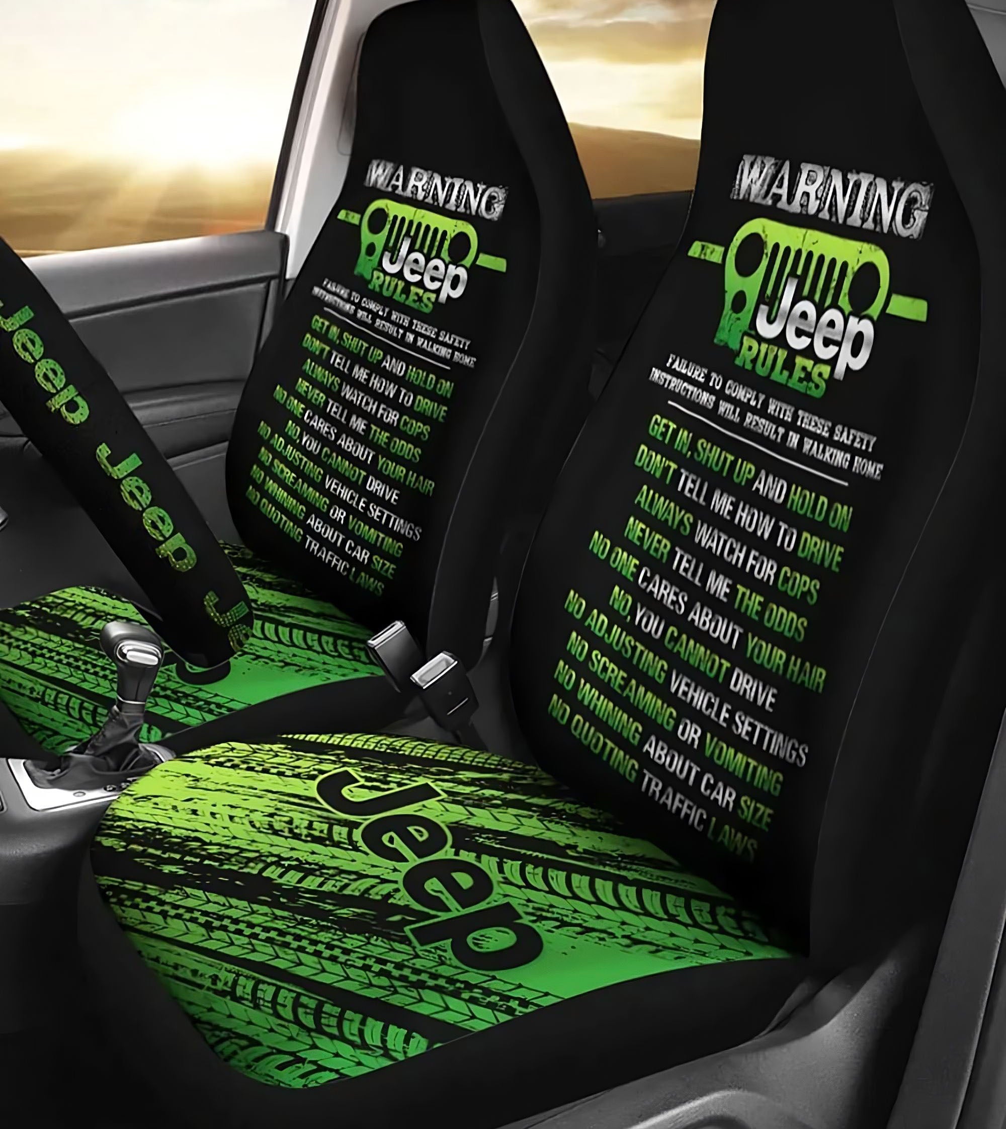 warning-jeep-rules-automotive-car-seat-cover