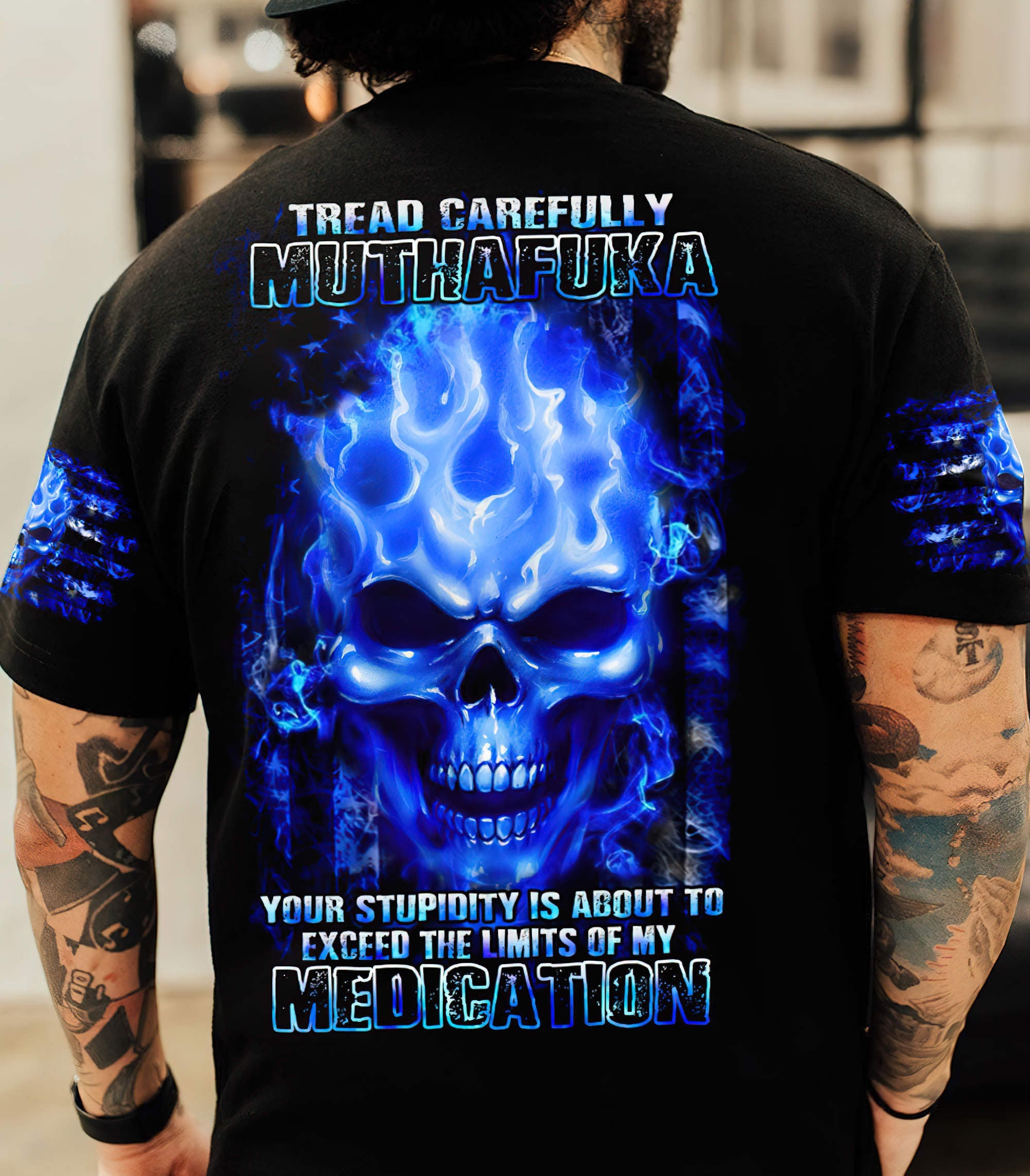 tread-carefully-skull-fire-all-over-print-t-shirt