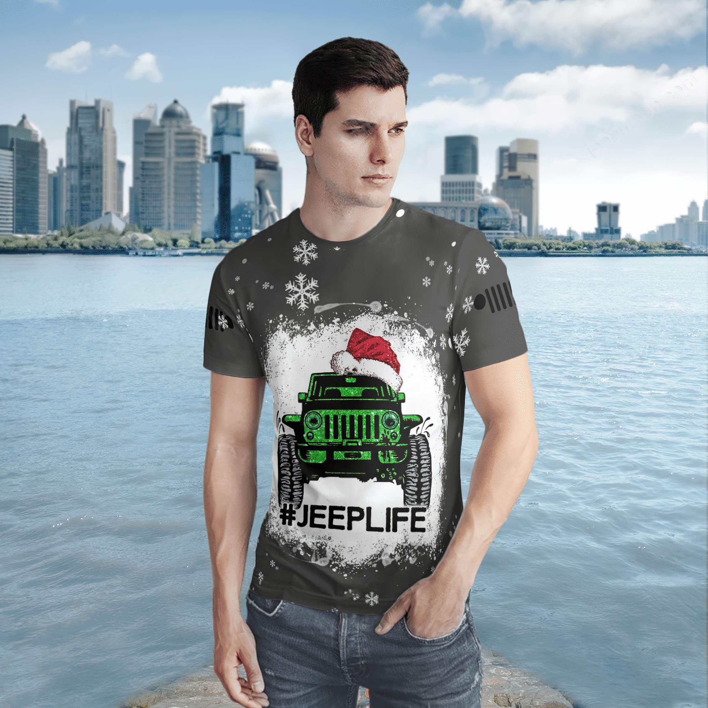 chris-life-jeep-christmas-t-shirt