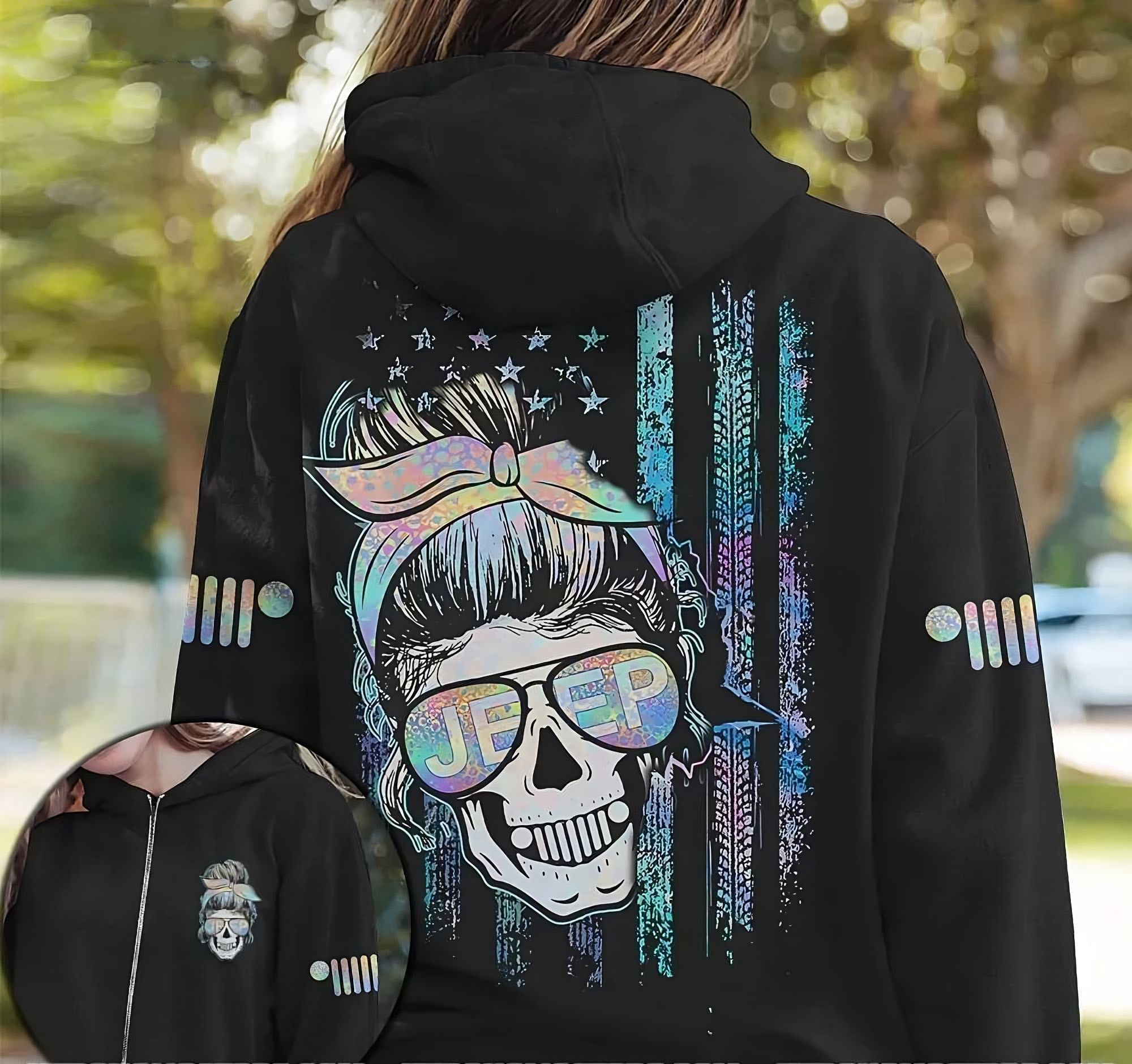 jeep-skull-girl-crack-flag-holo-all-over-print-hoodie