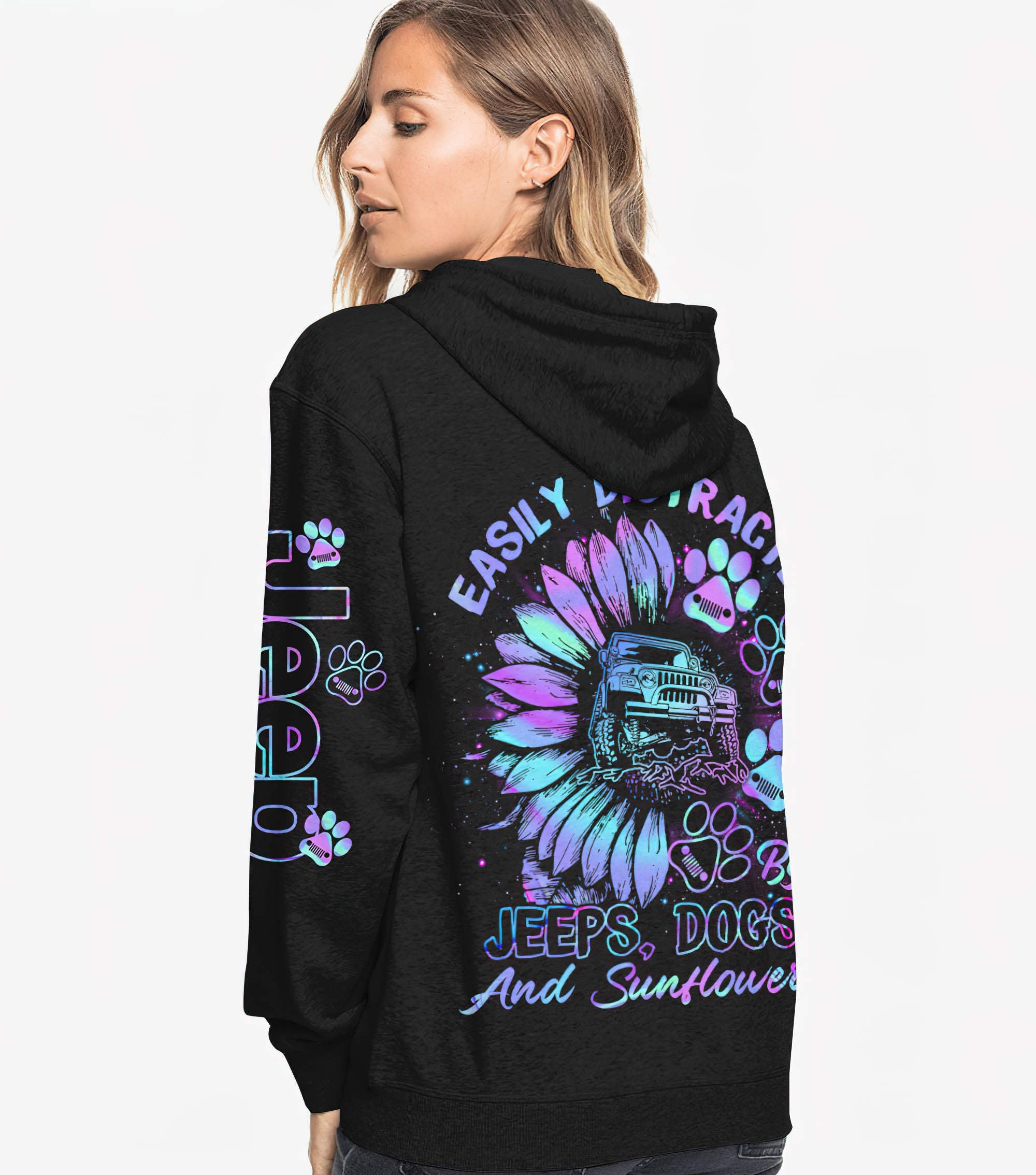 jeep-sunflower-dog-paw-holo-hoodie