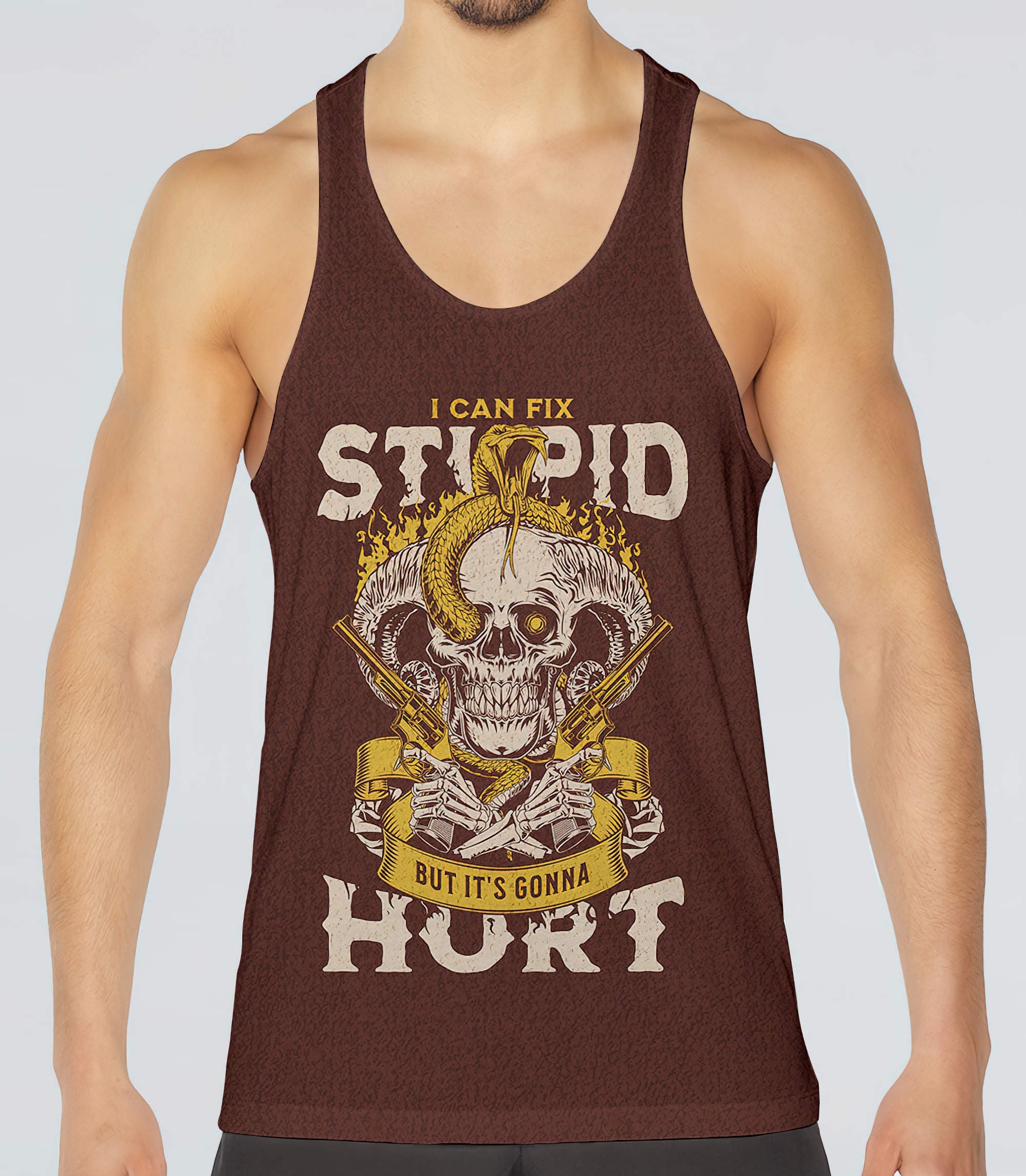 i-can-fix-stupid-snake-skull-g-all-over-print-tank-top