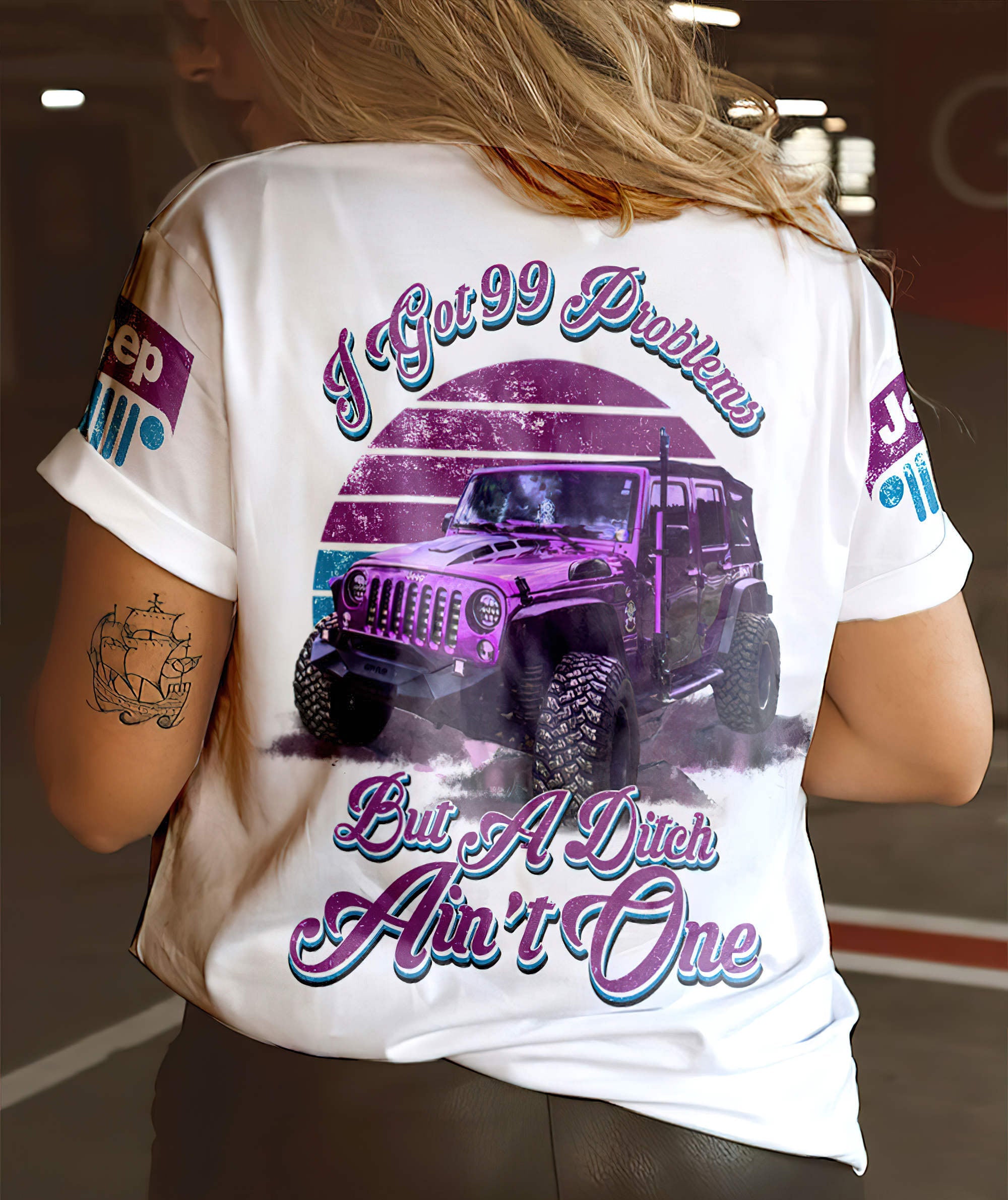 i-got-99-problems-retro-jeep-t-shirt