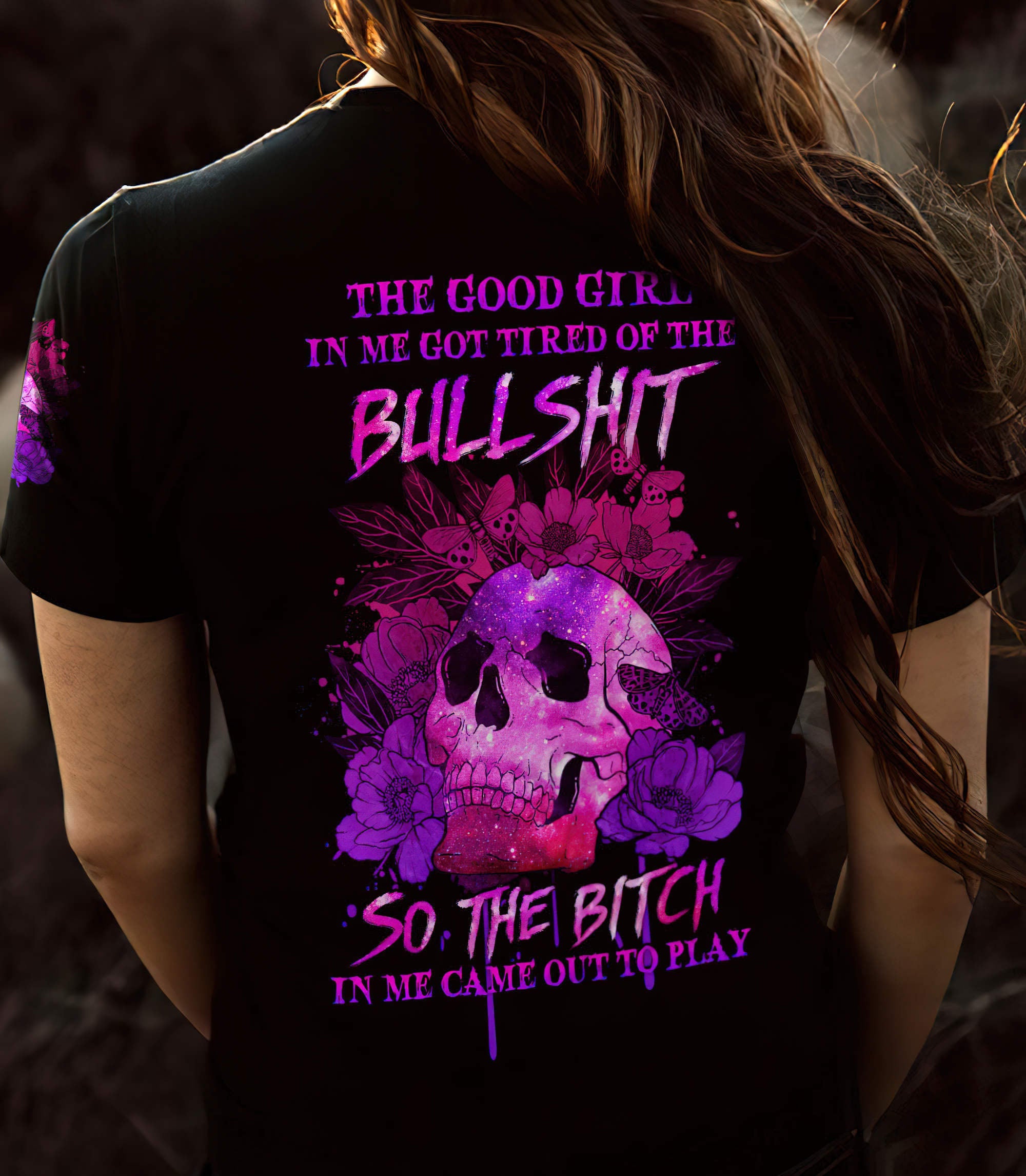 the-good-girl-in-me-got-tired-skull-rose-all-over-print-women-v-neck-t-shirt