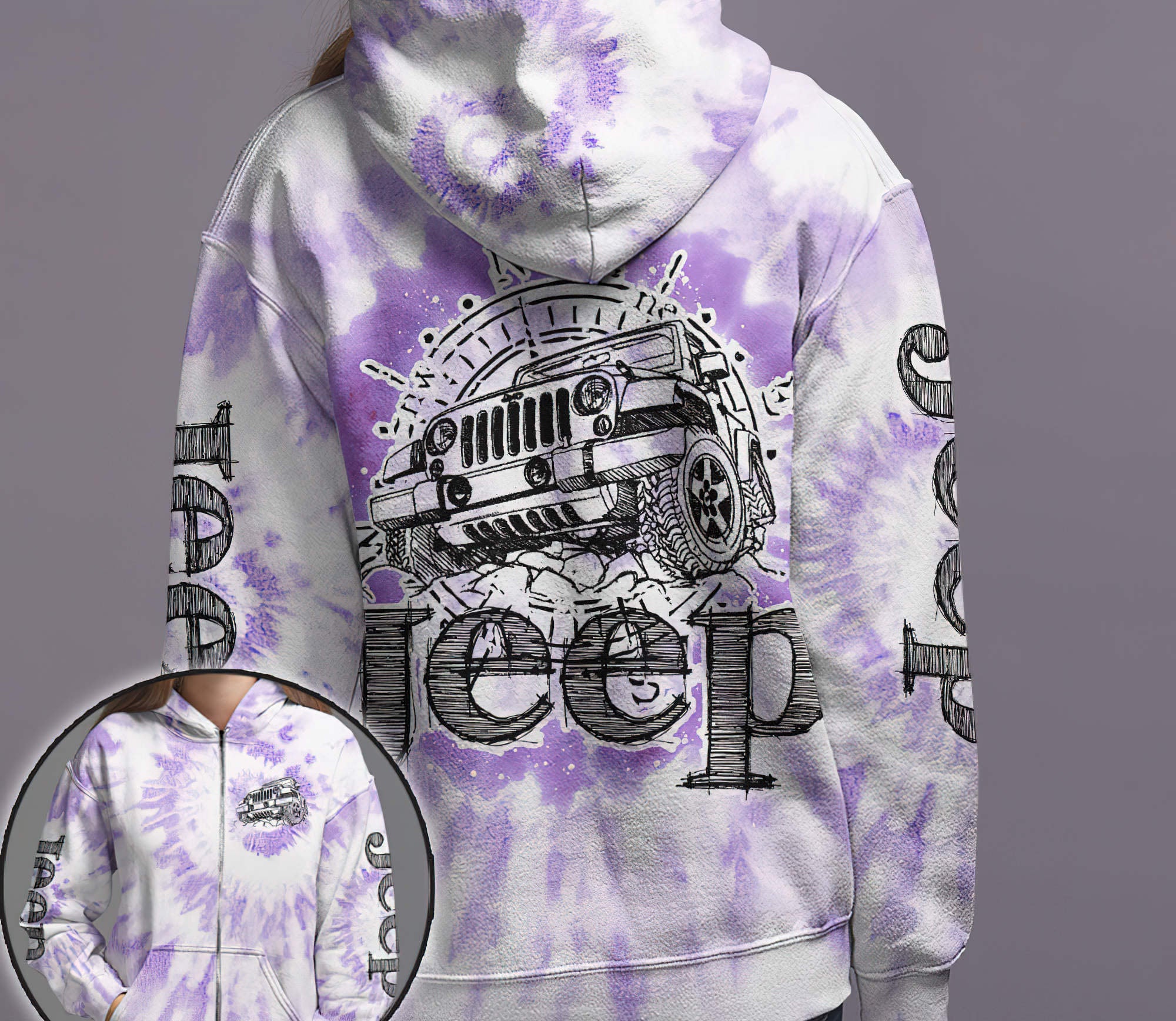 jeep-sketch-tie-dye-hoodie