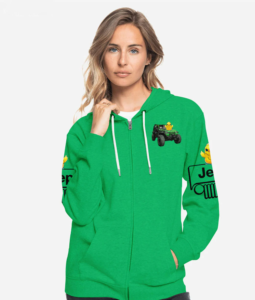 aint-nothing-but-a-jeep-thing-green-hoodie