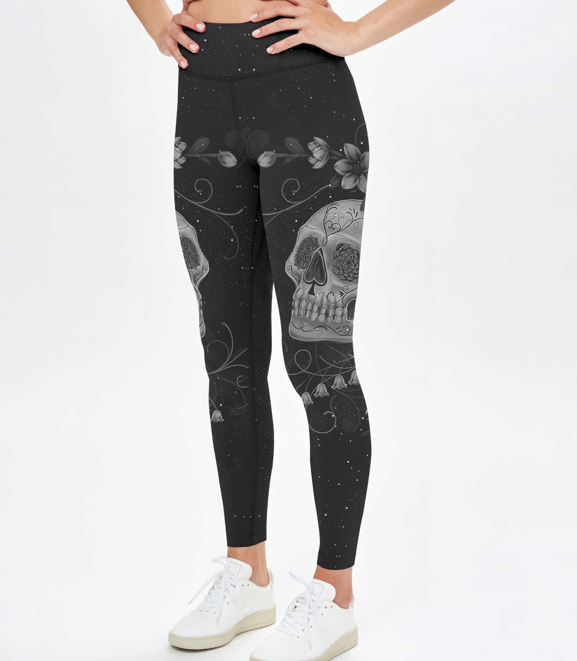 the-good-girl-in-me-got-tired-skull-all-over-print-7-leggings