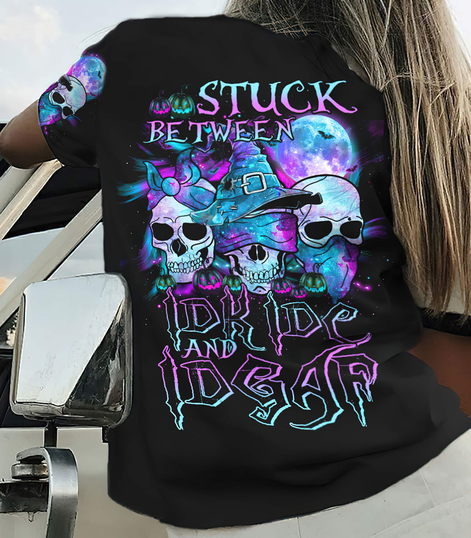 stuck-between-three-skulls-halloween-all-over-print-t-shirt