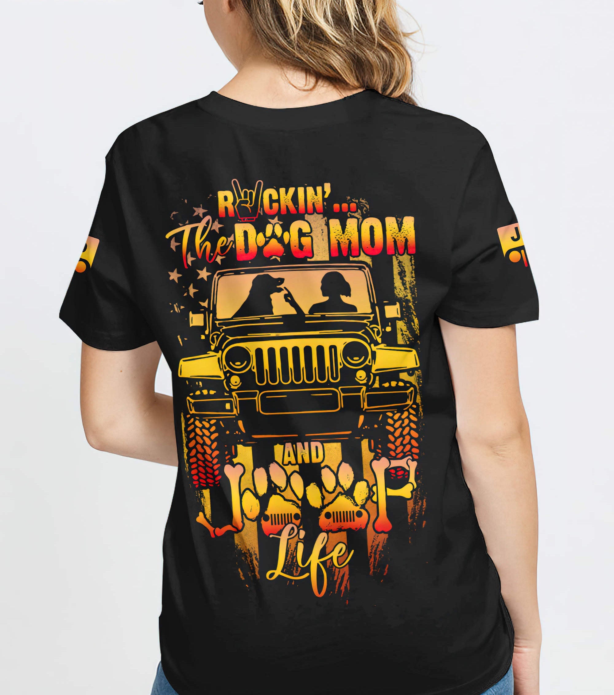 rockin-the-dog-mom-and-jeep-life-orange-t-shirt