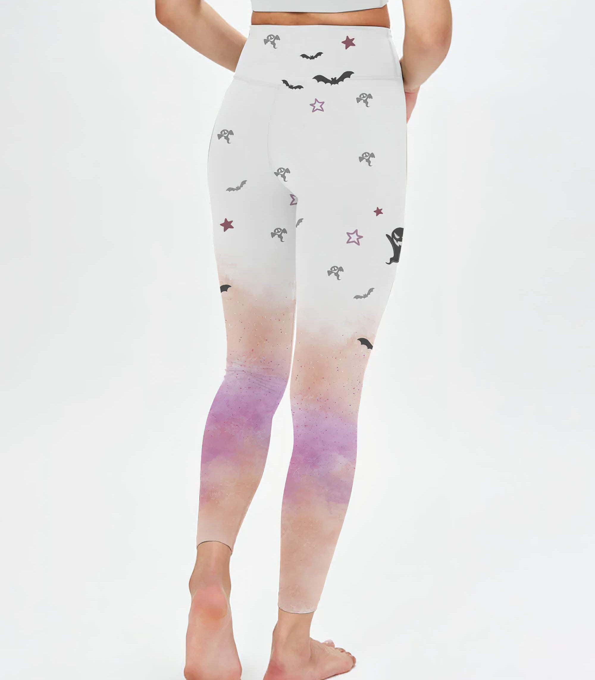 witchy-mama-messy-bun-skull-all-over-print-leggings