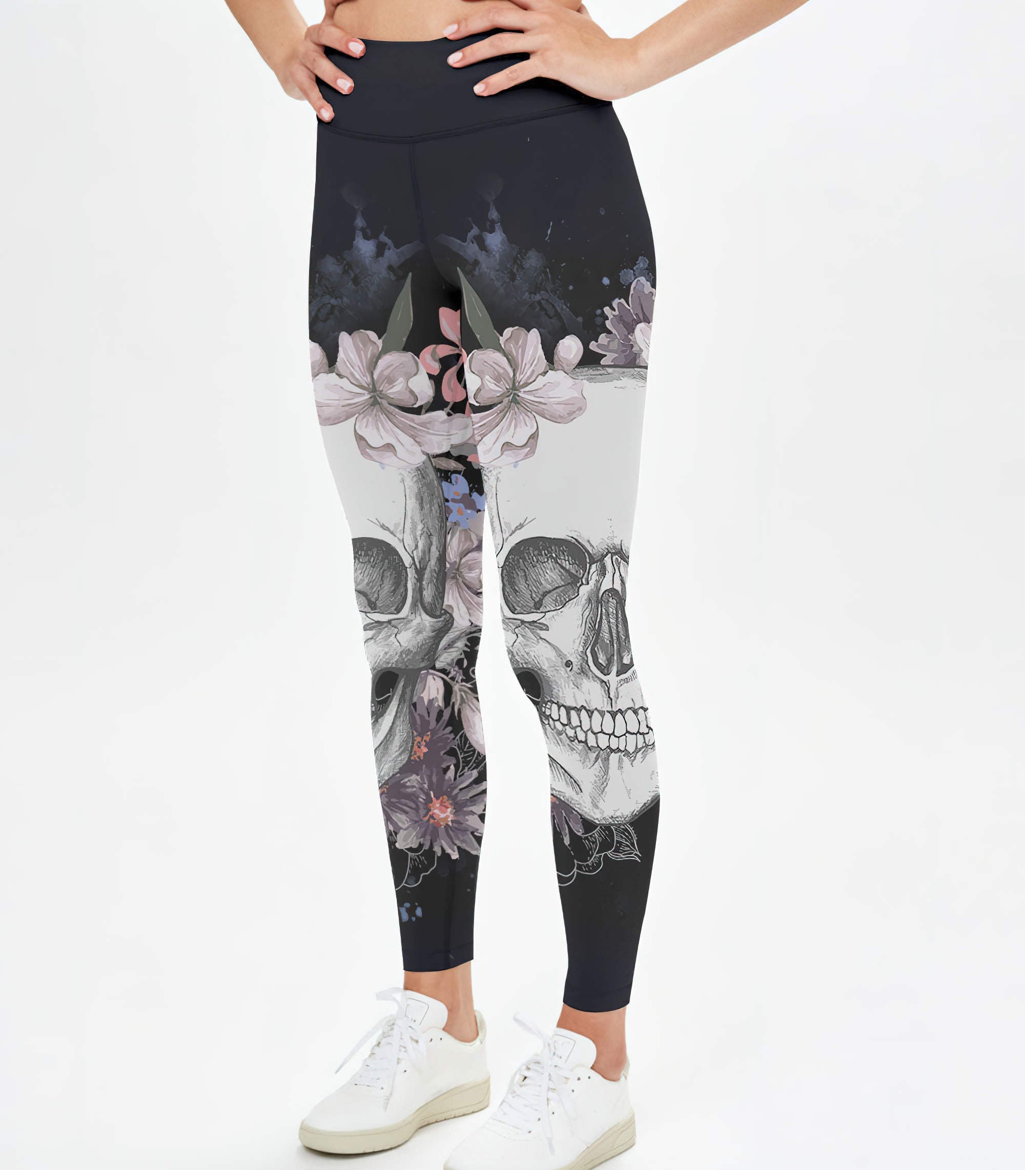 just-a-woman-who-loves-skull-and-has-tattoos-all-over-print-leggings