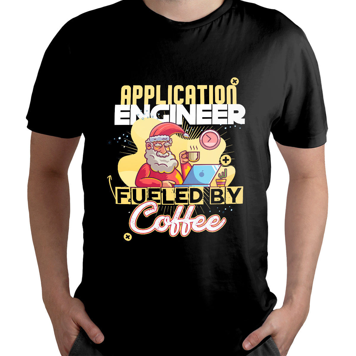 application-engineer-fueled-by-coffee-application-engineer-t-shirt