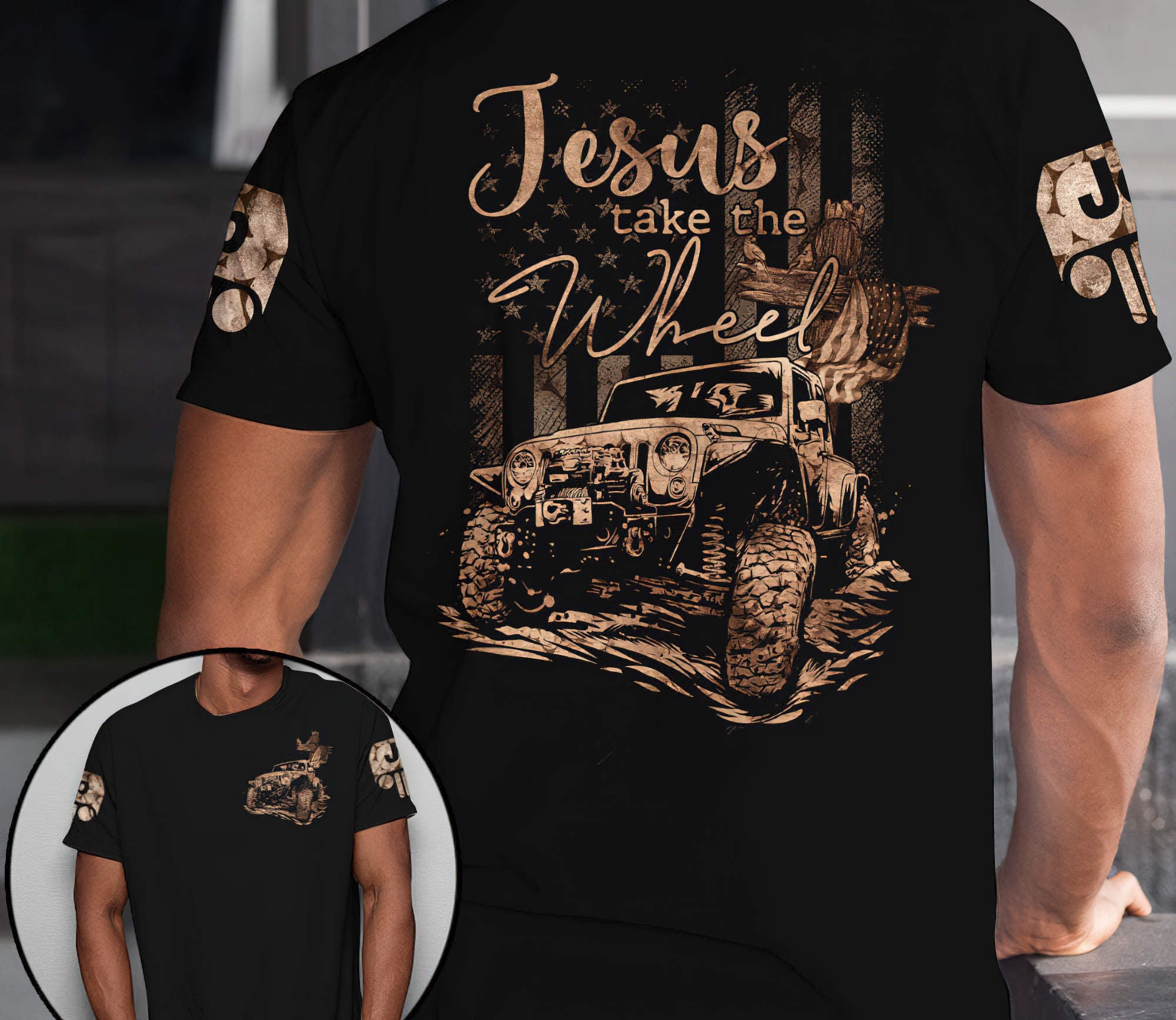 jesus-take-the-wheel-jeep-t-shirt