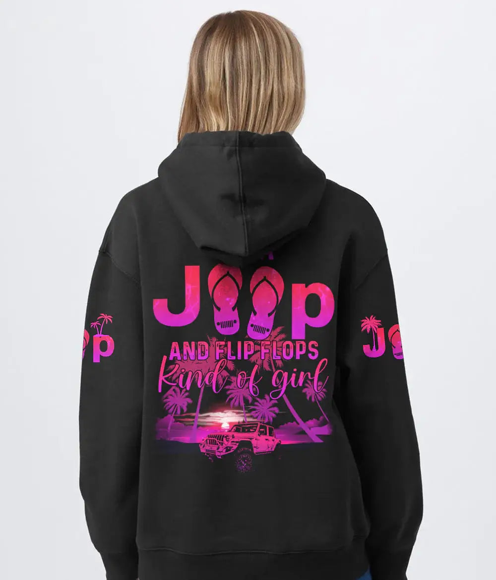 im-a-jeep-and-flip-flops-pink-hoodie