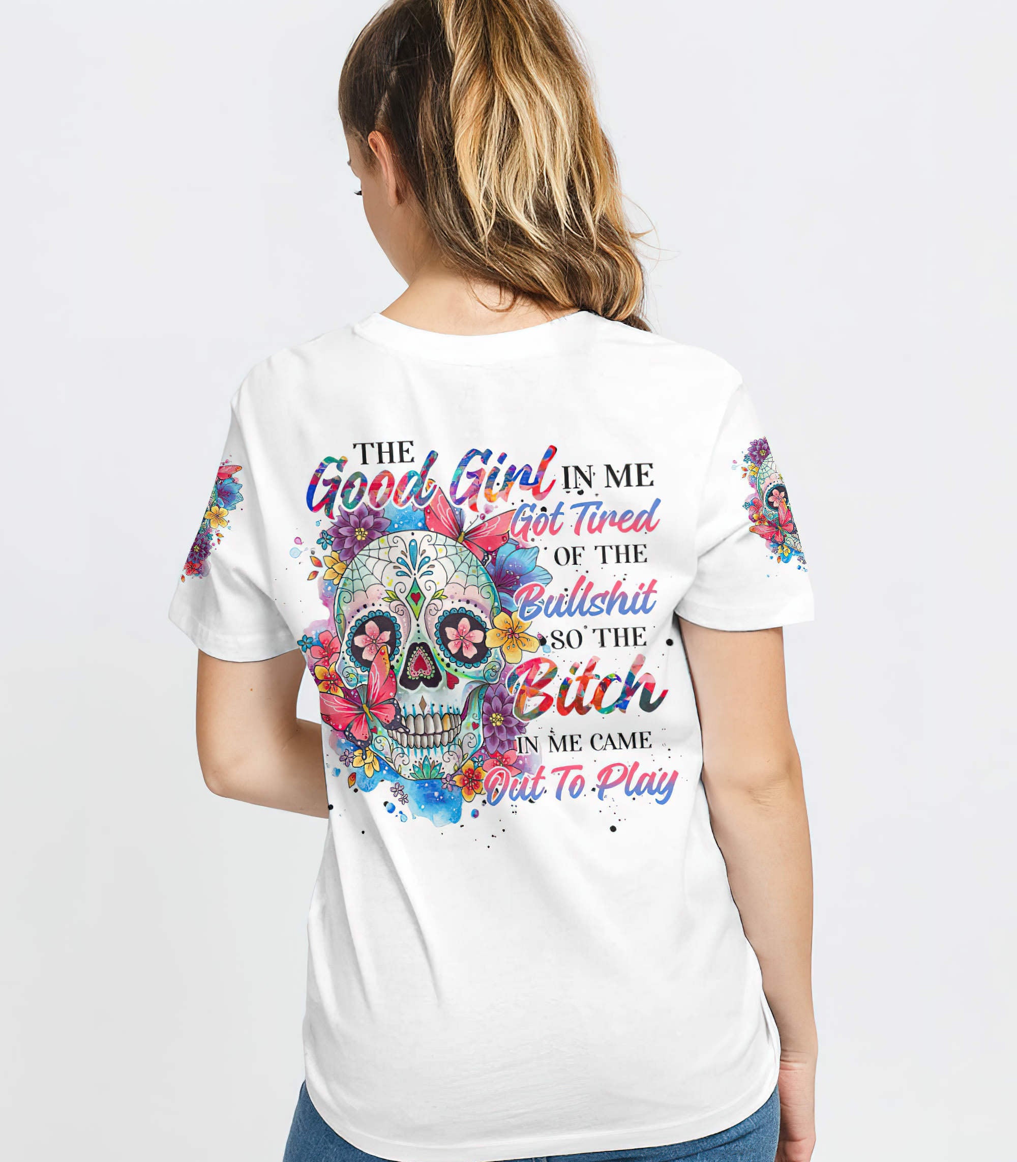 the-good-girl-in-me-flower-skull-all-over-print-t-shirt