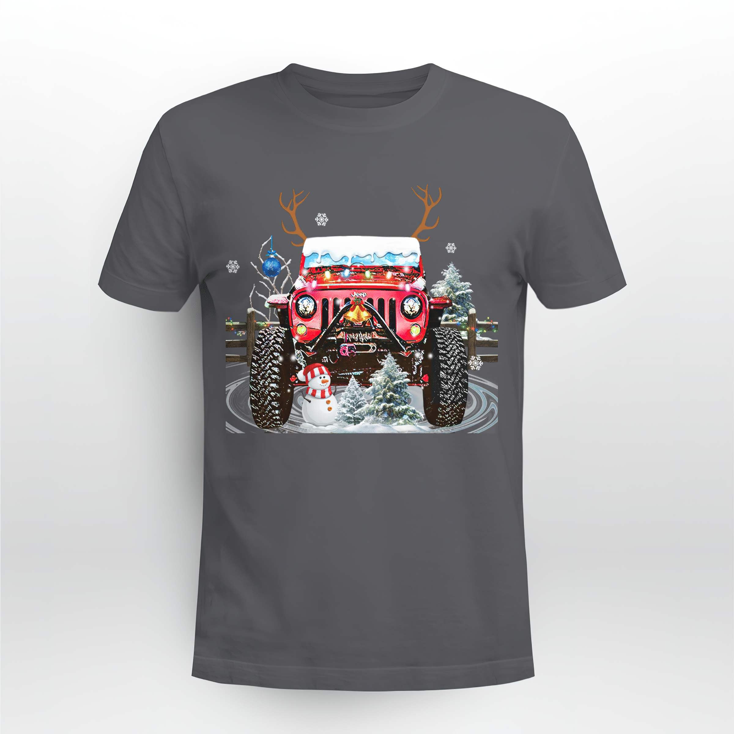 under-water-jeep-christmas-t-shirt