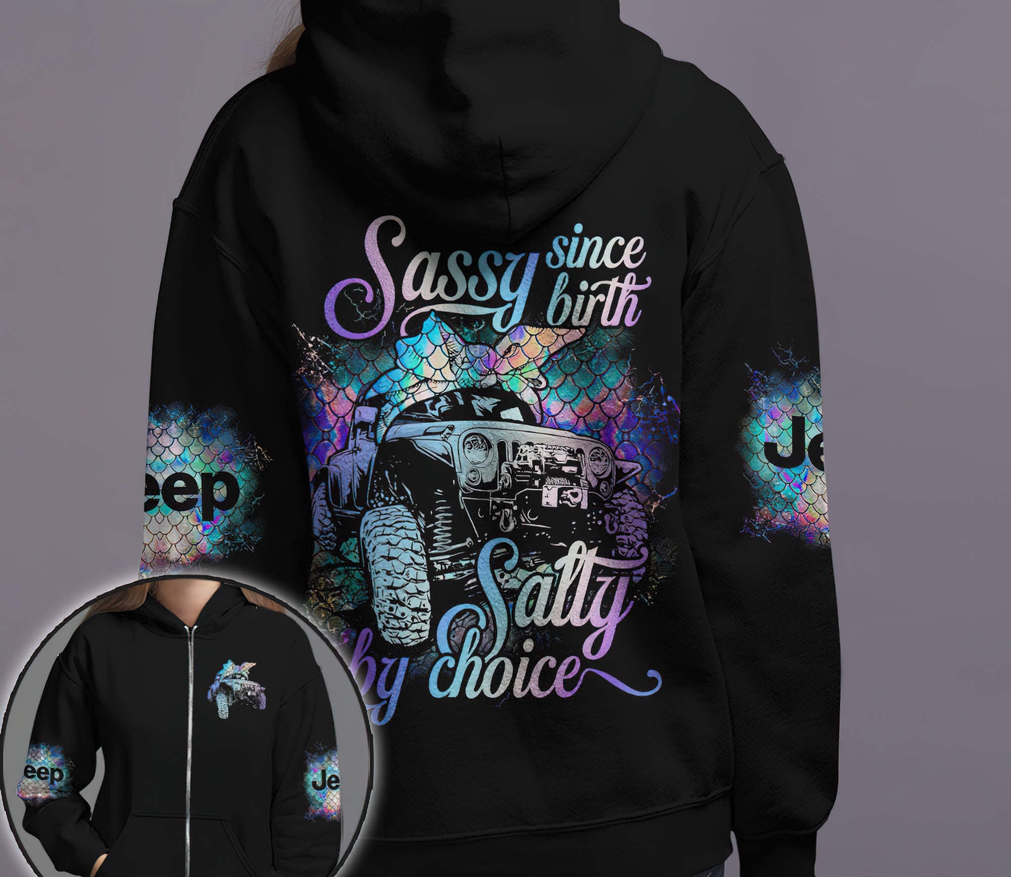 sassy-since-birth-jeep-mermaid-hoodie