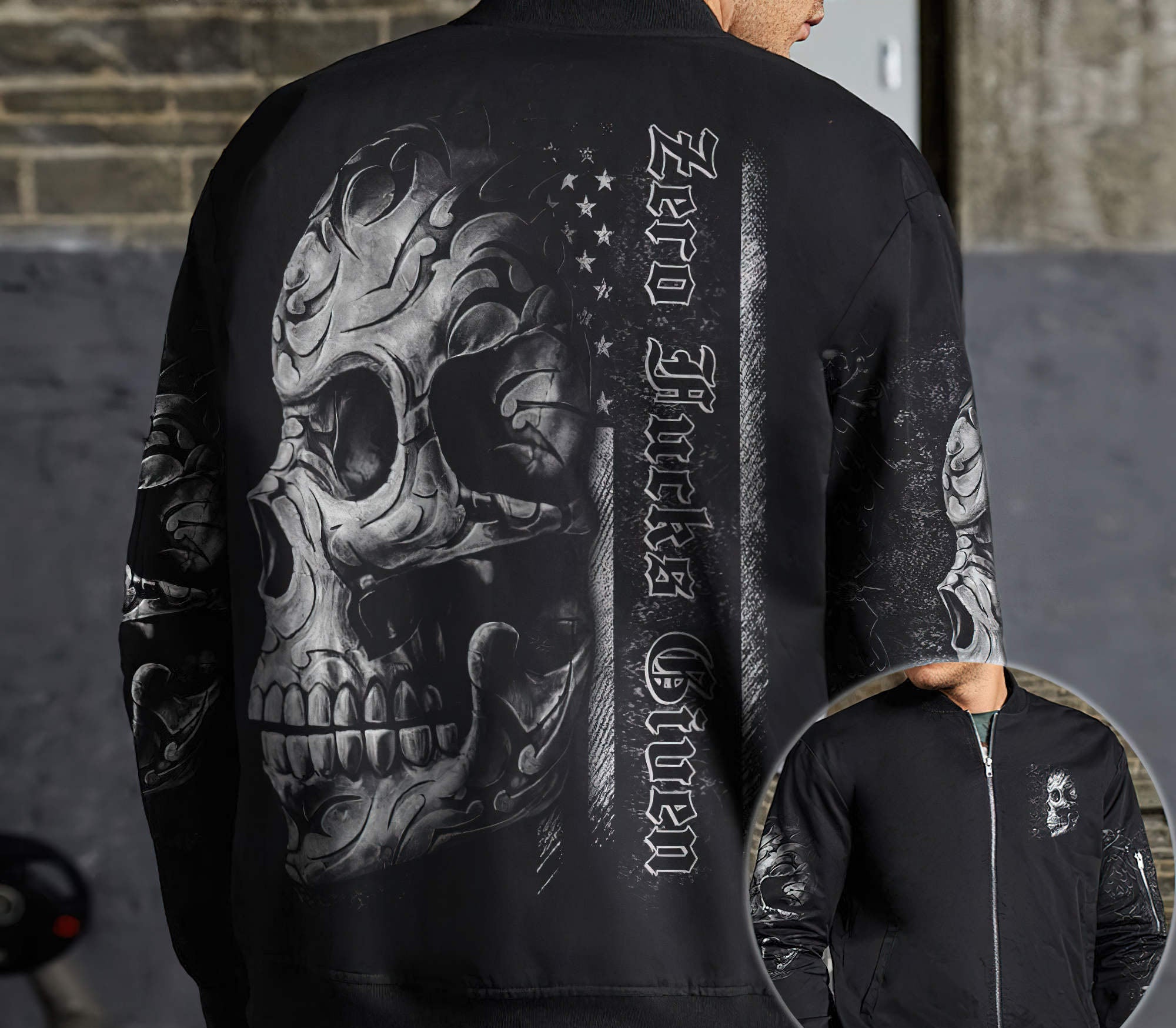 Skull Man Bomber Jacket