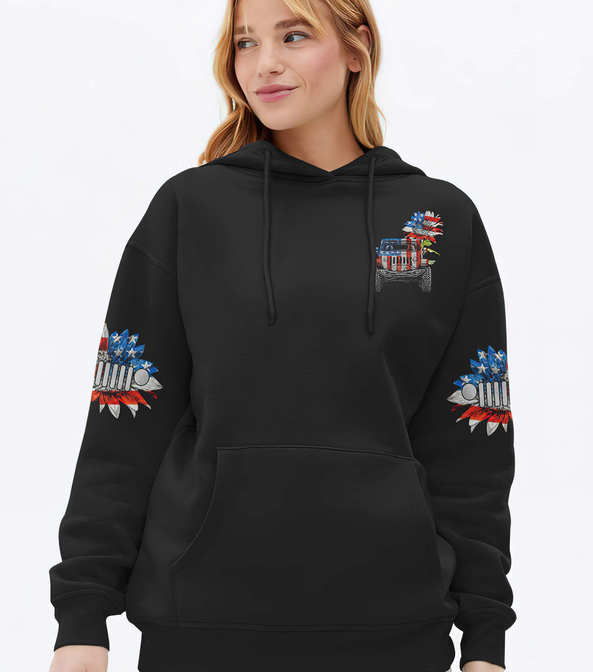 jeep-sunflower-america-flag-hoodie