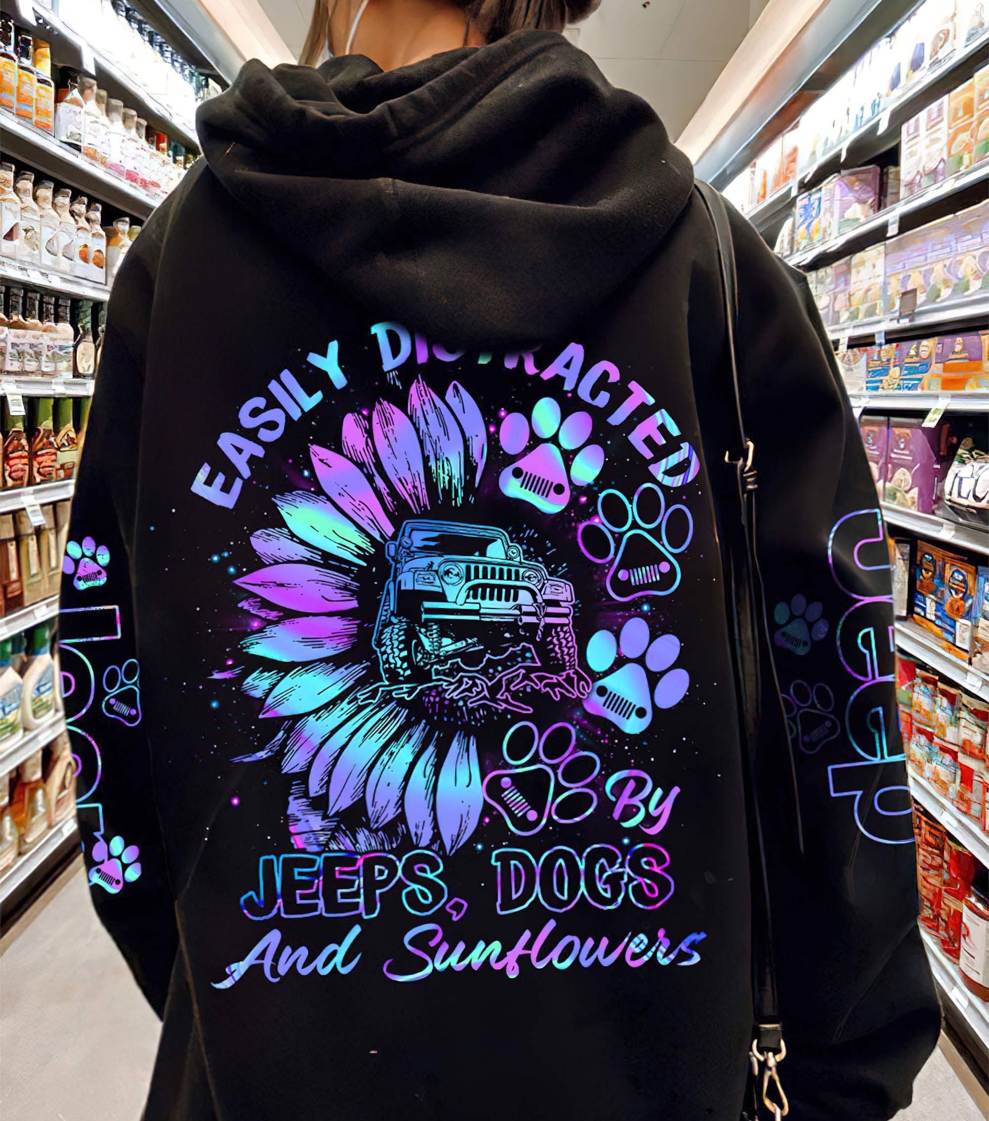 jeep-sunflower-dog-paw-holo-hoodie