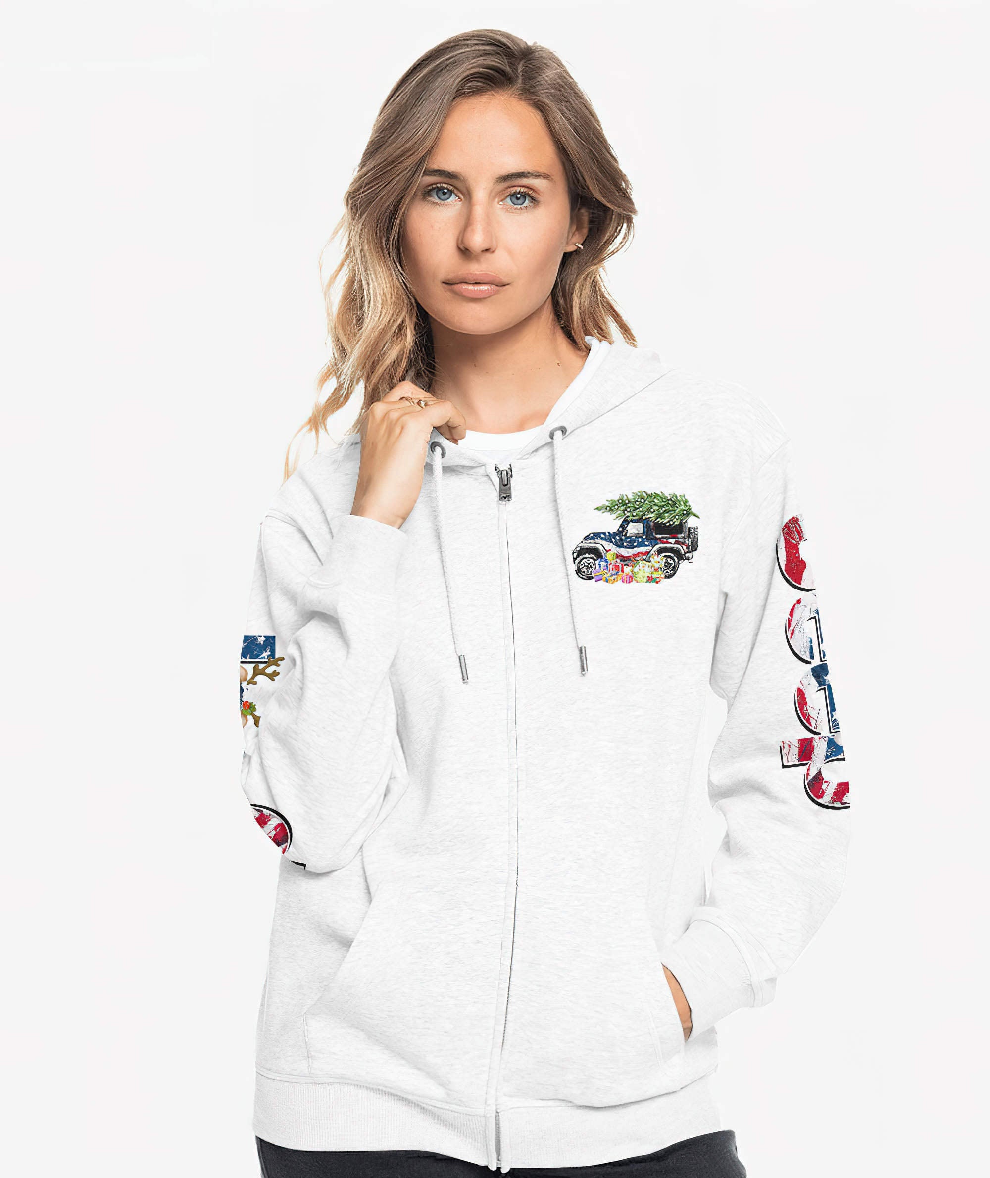 america-sunflower-jeep-christmas-hoodie