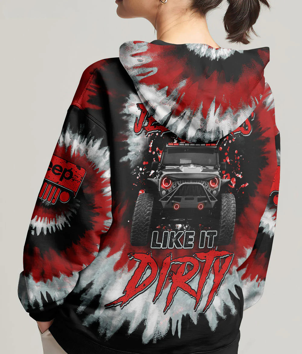 jeep-girls-like-it-dirty-red-black-tie-dye-hoodie