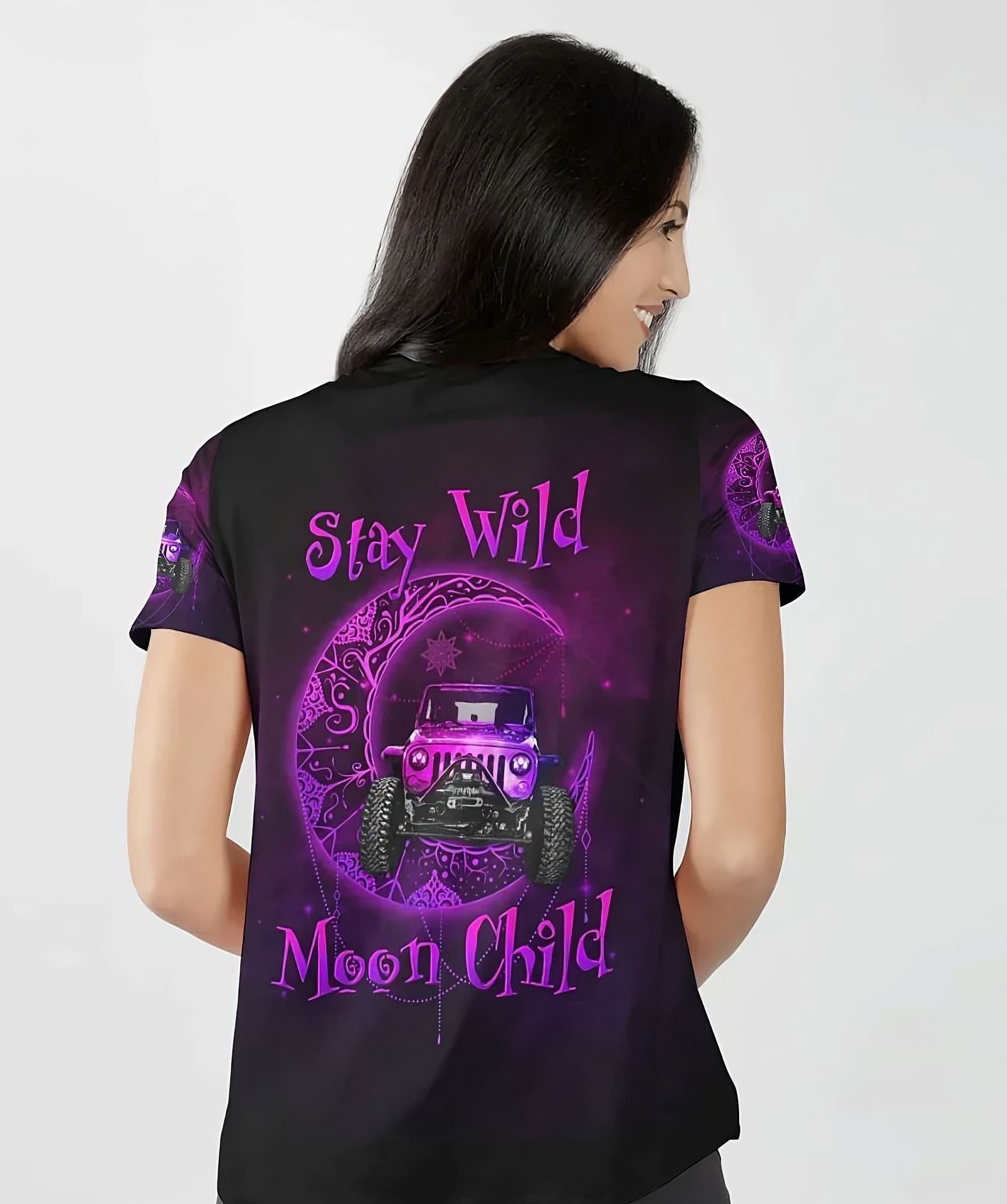 stay-wild-moon-child-jeep-girl-all-over-print-black-t-shirt