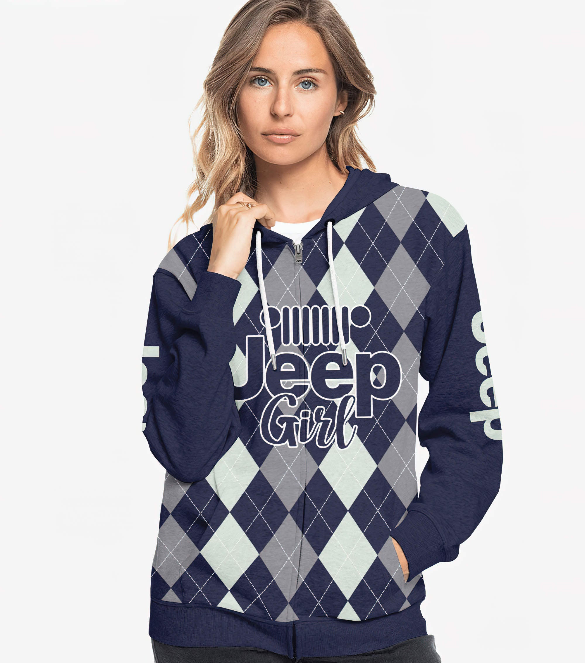 jeep-girl-argyle-pattern-hoodie