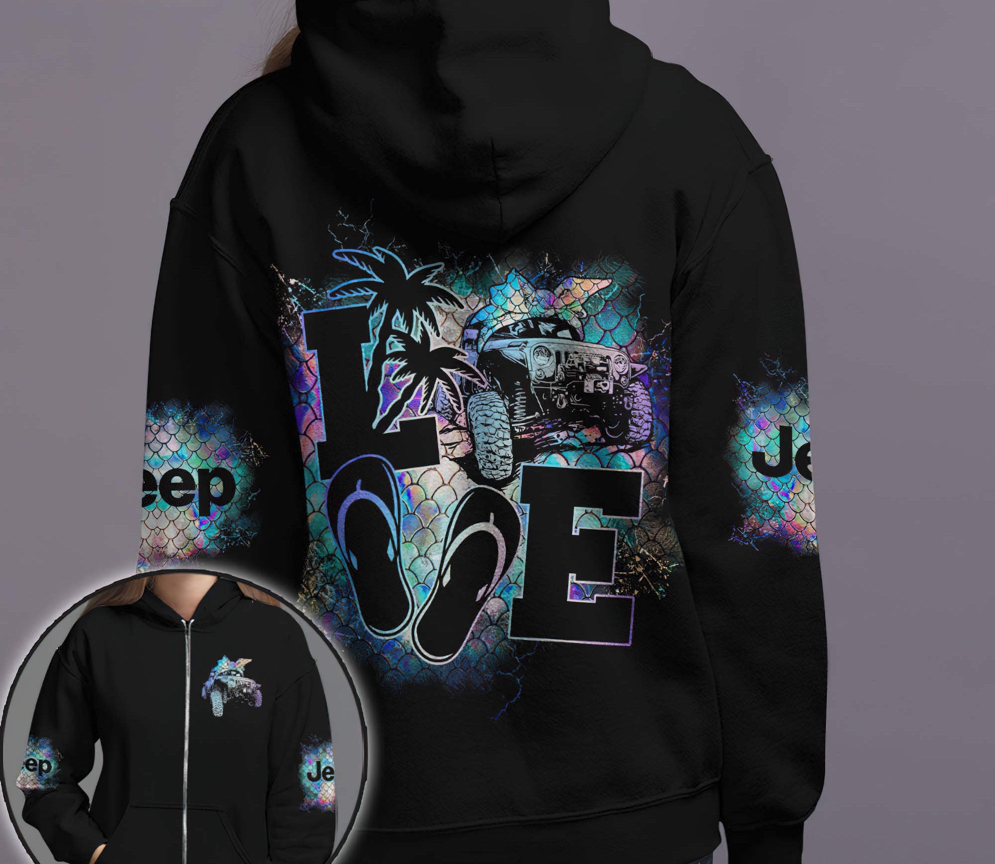 love-jeep-mermaid-hoodie