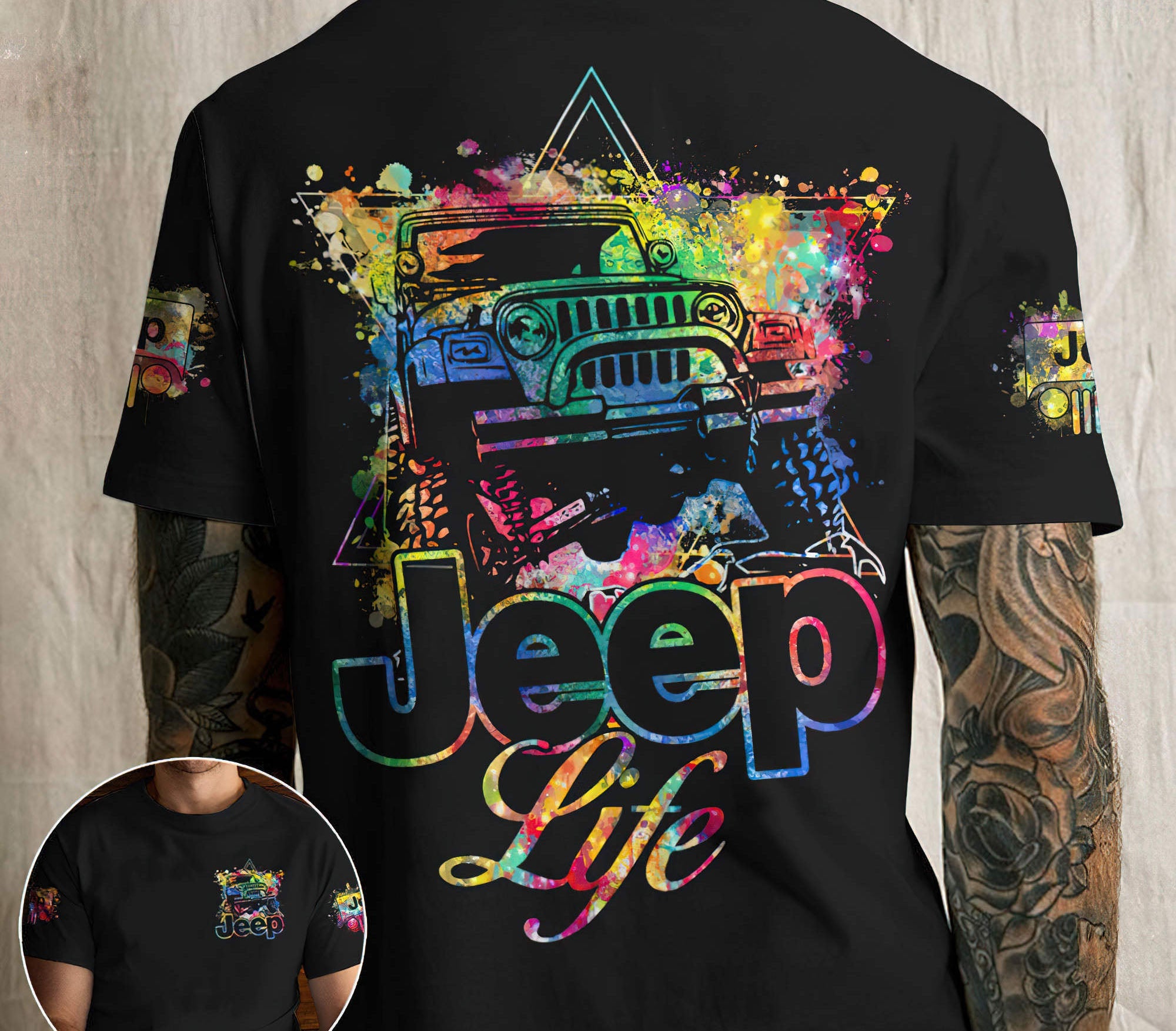 jeep-rainbow-triangle-t-shirt