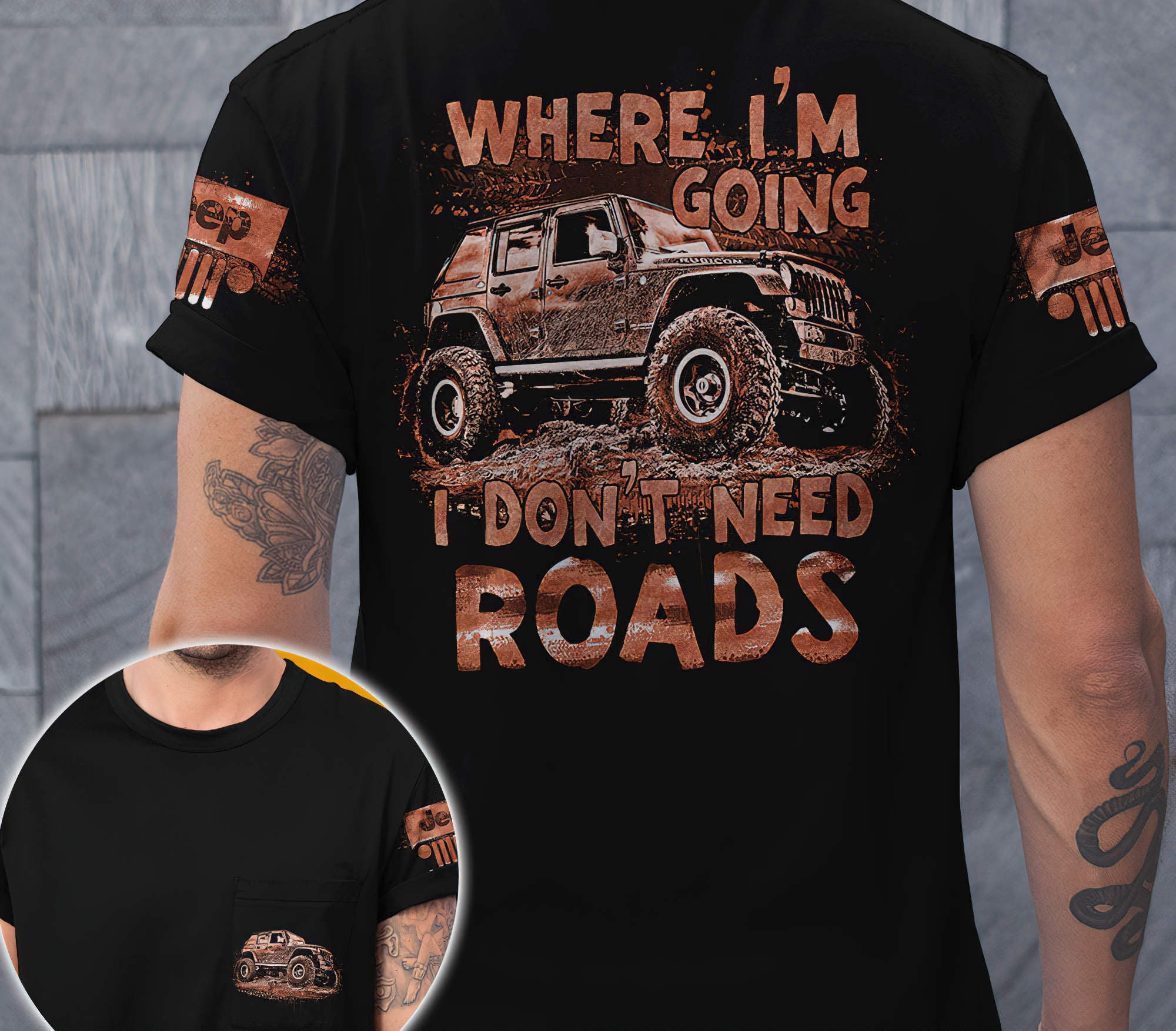 i-dont-need-roads-dirty-jeep-t-shirt