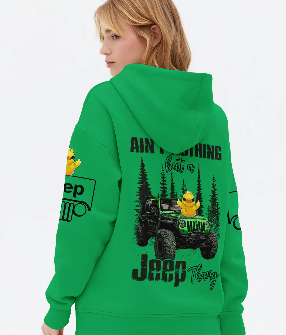 aint-nothing-but-a-jeep-thing-green-hoodie