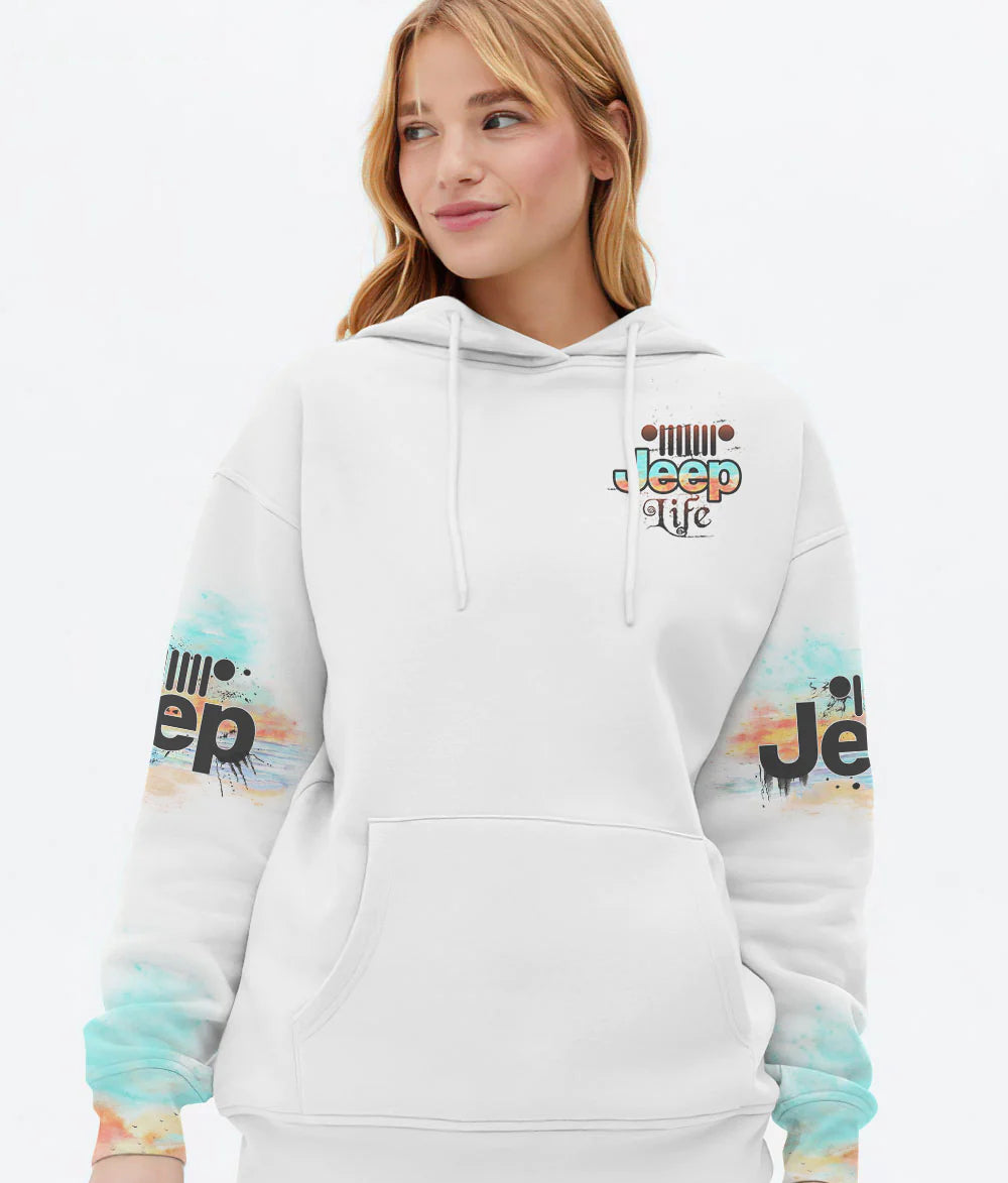 jeep-life-compass-butterfly-hoodie