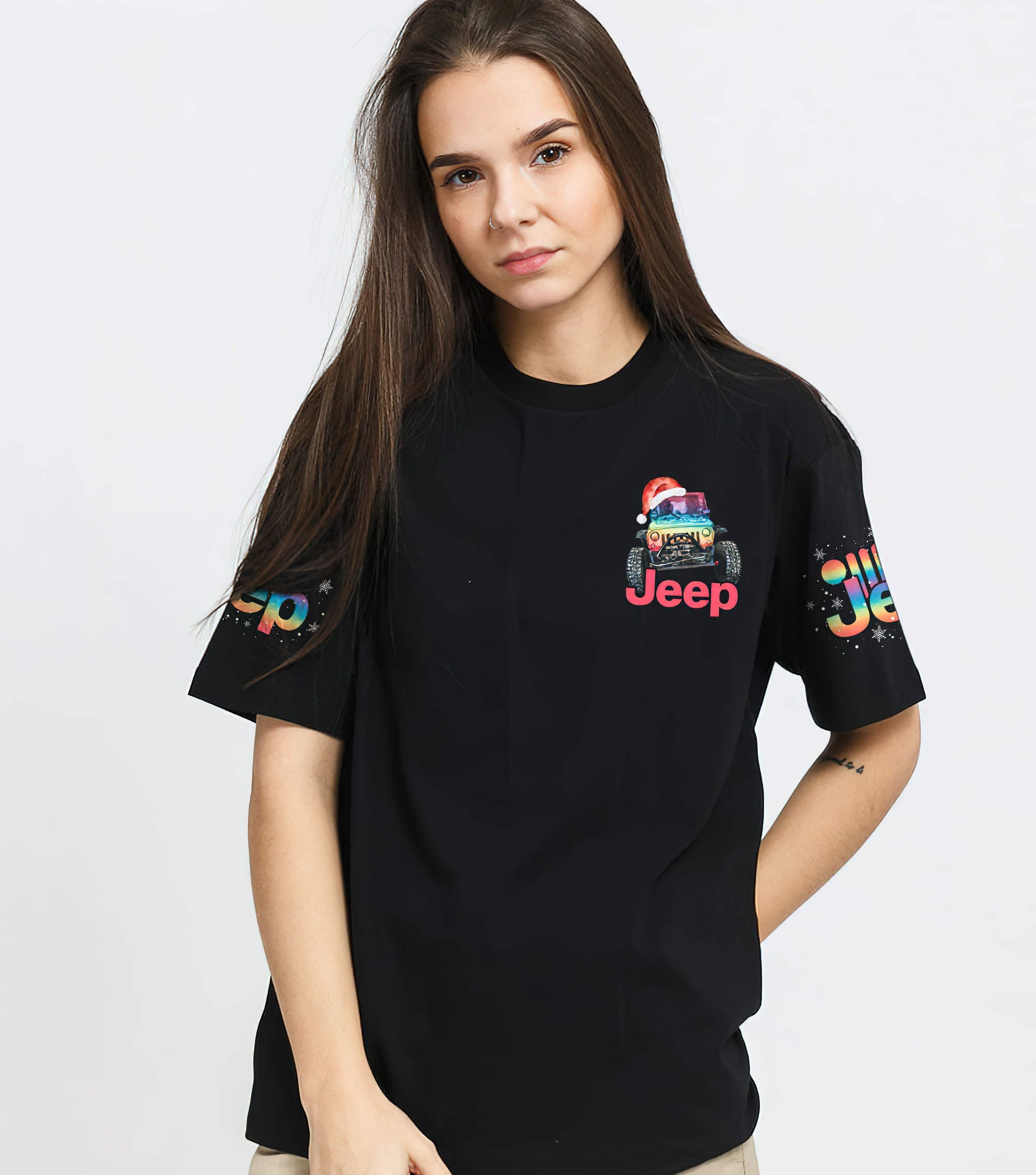 my-sleigh-broke-jeep-winter-t-shirt