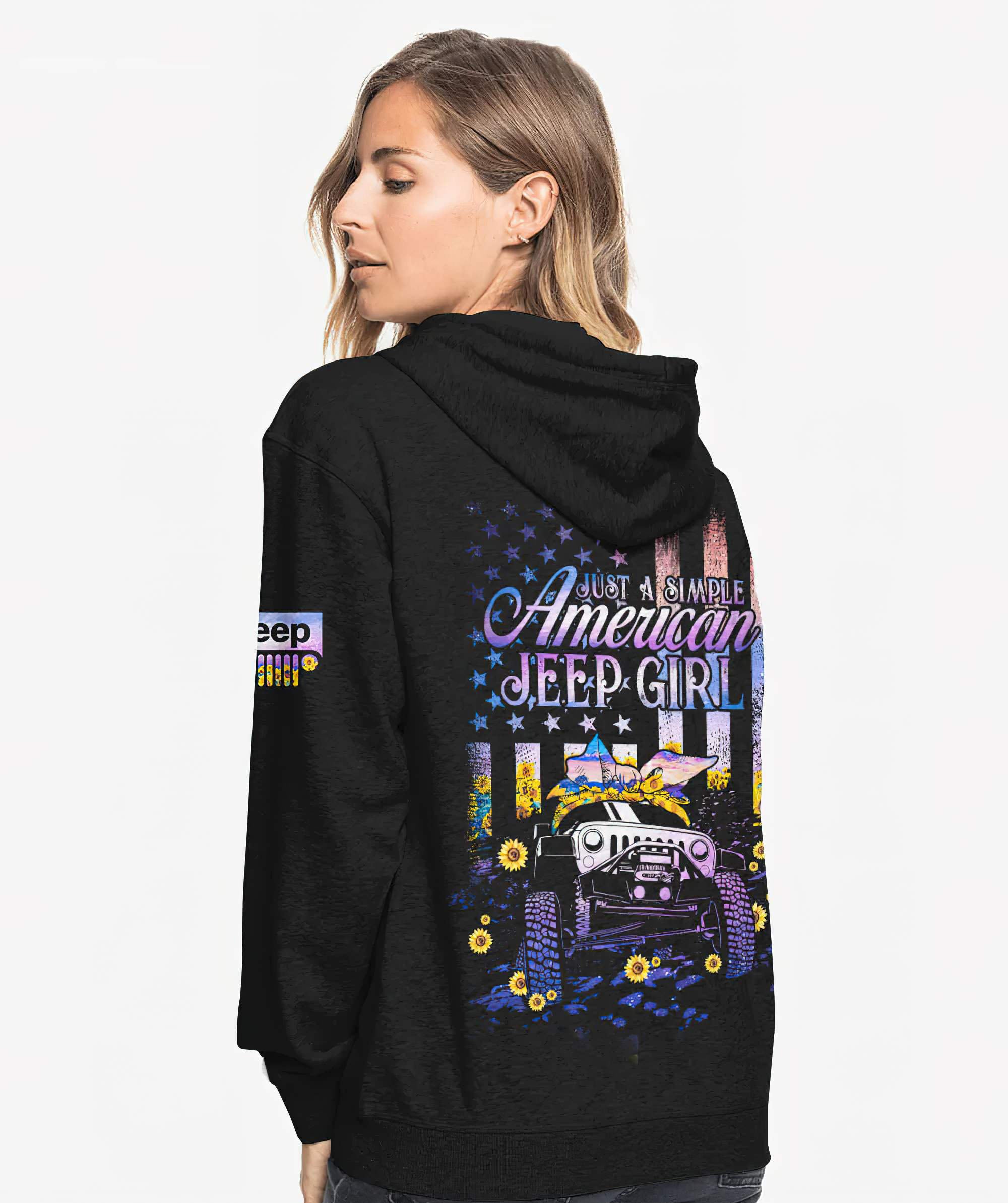 simple-american-jeep-girl-purple-sunflower-all-over-print-hoodie