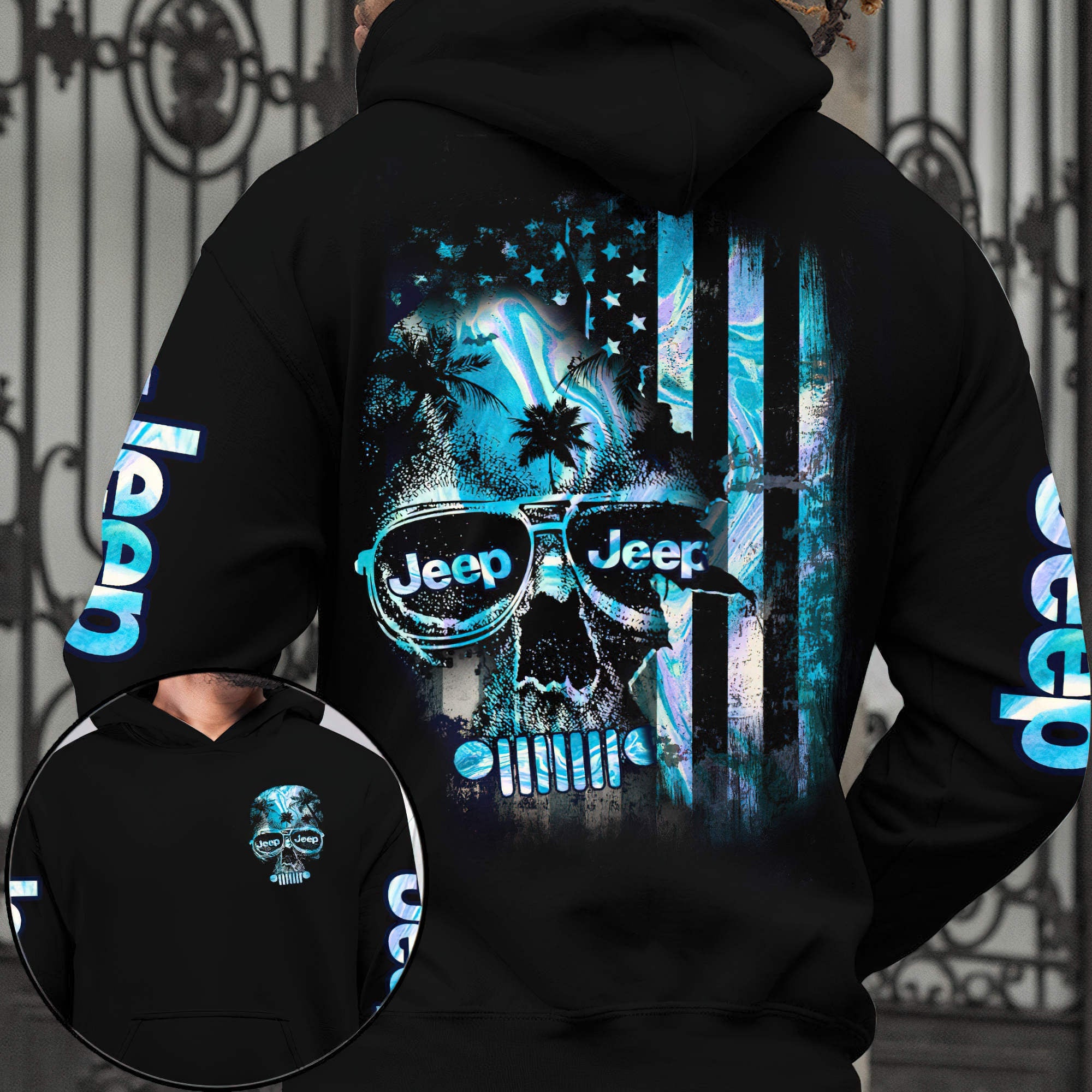 jeep-skull-hologram-flag-hoodie