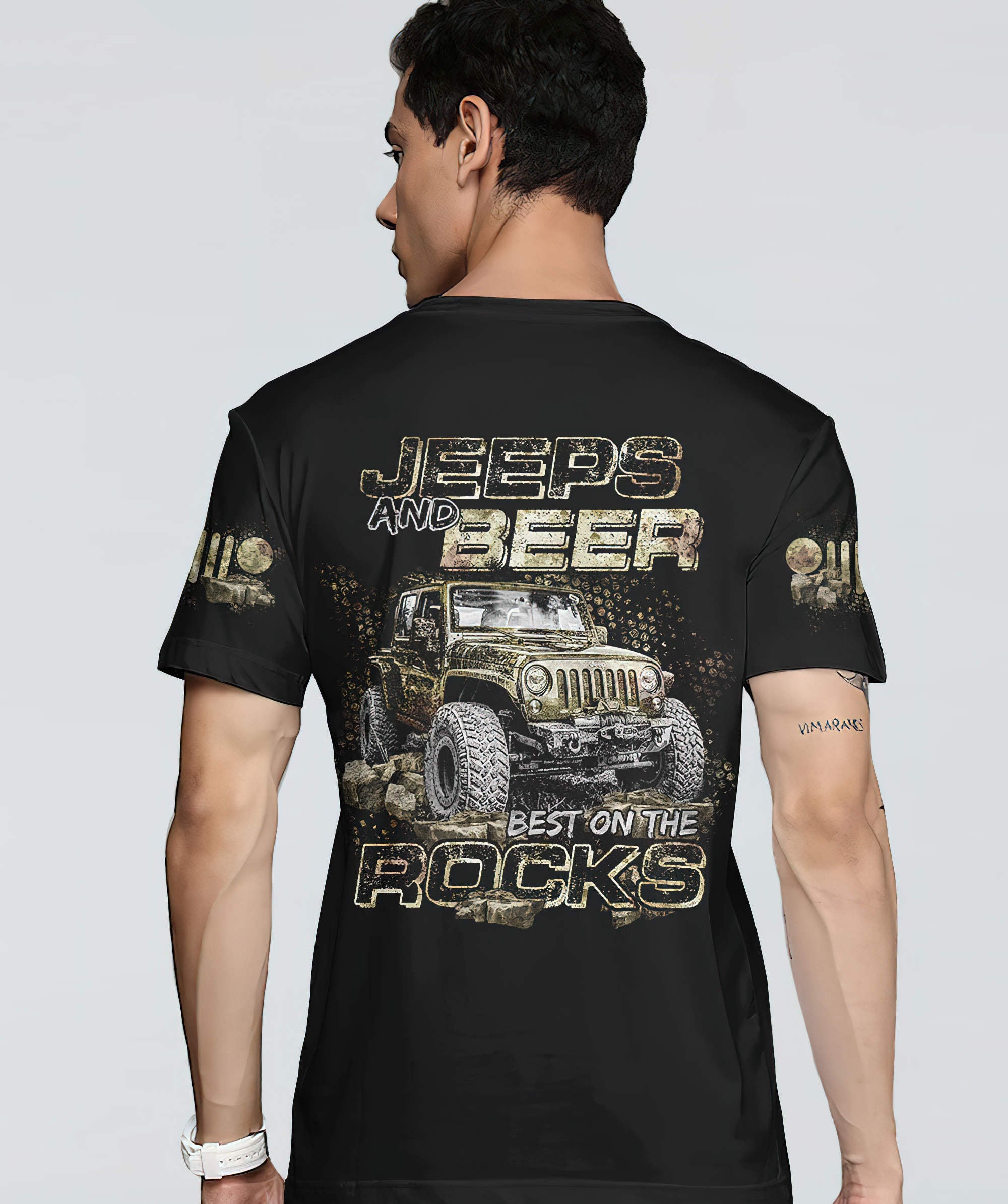 jeeps-and-beer-best-on-the-rocks-t-shirt