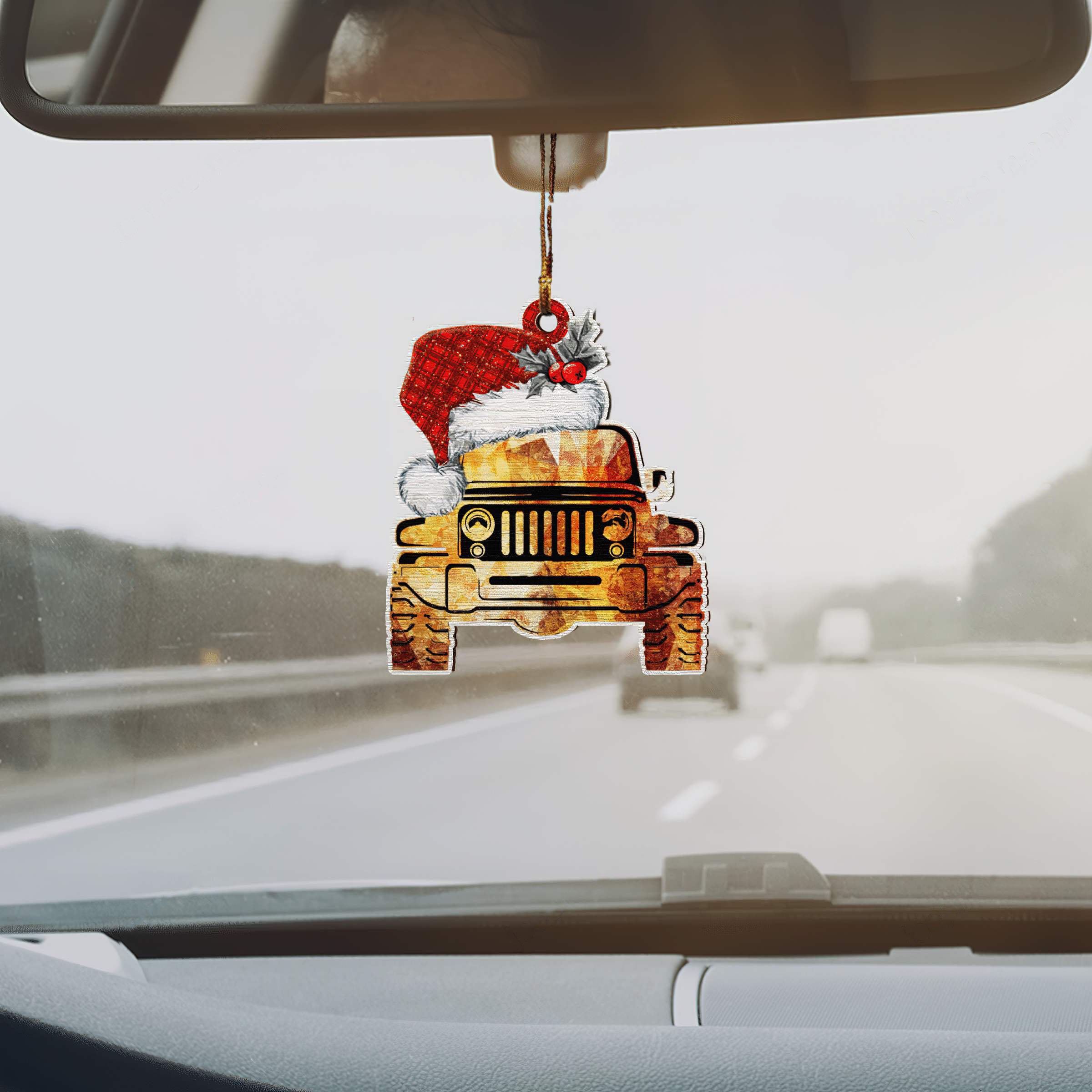 polygon-jeep-christmas-ornaments