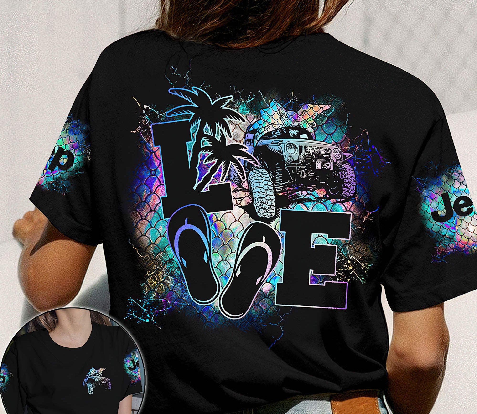 love-jeep-mermaid-t-shirt